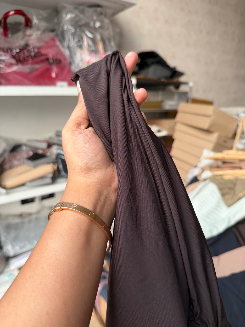 RUCHED BANDEAU MAXI DRESS
