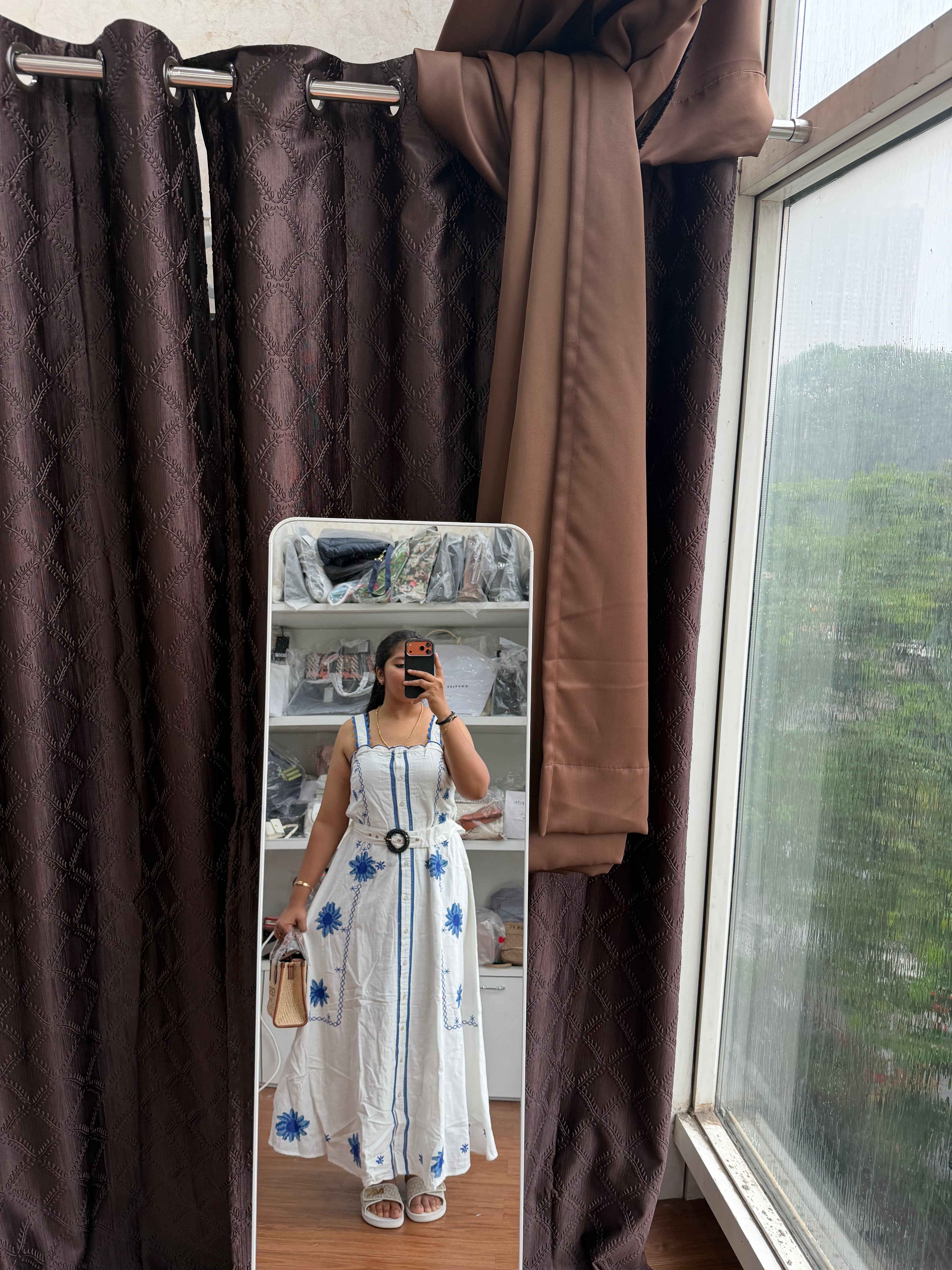 RIVER ISLAND EMBROIDERED DRESS