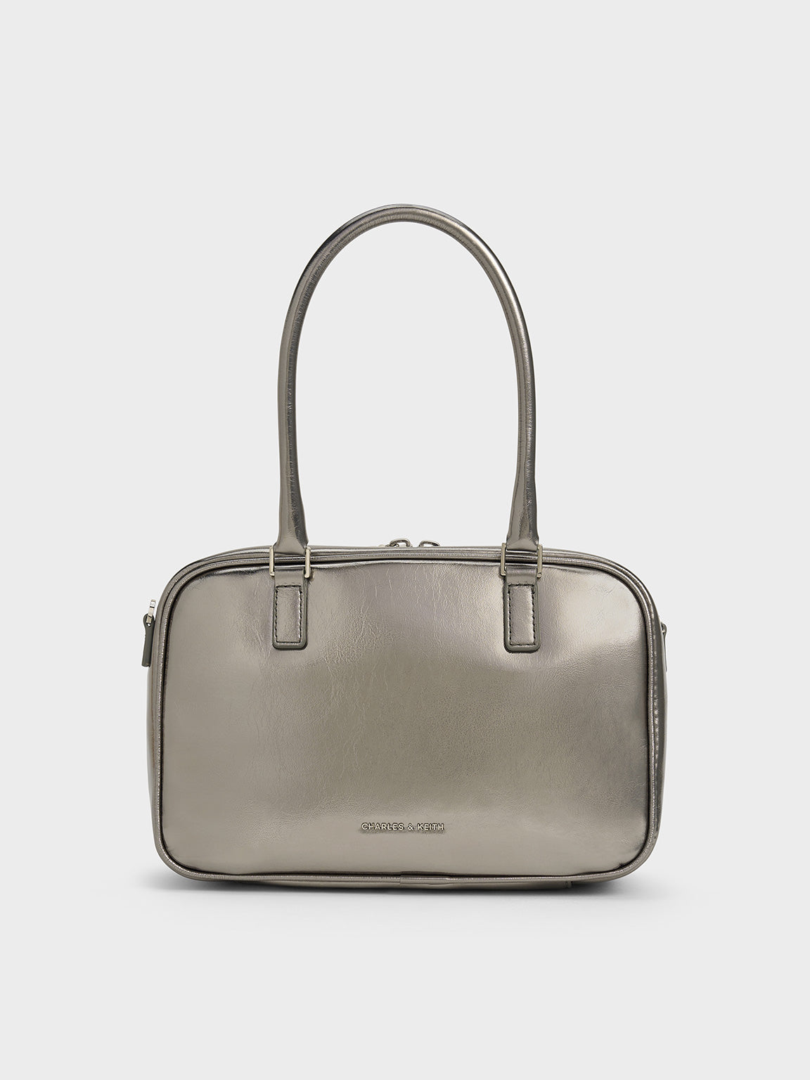 CHARLES AND KEITH METALLIC BAG