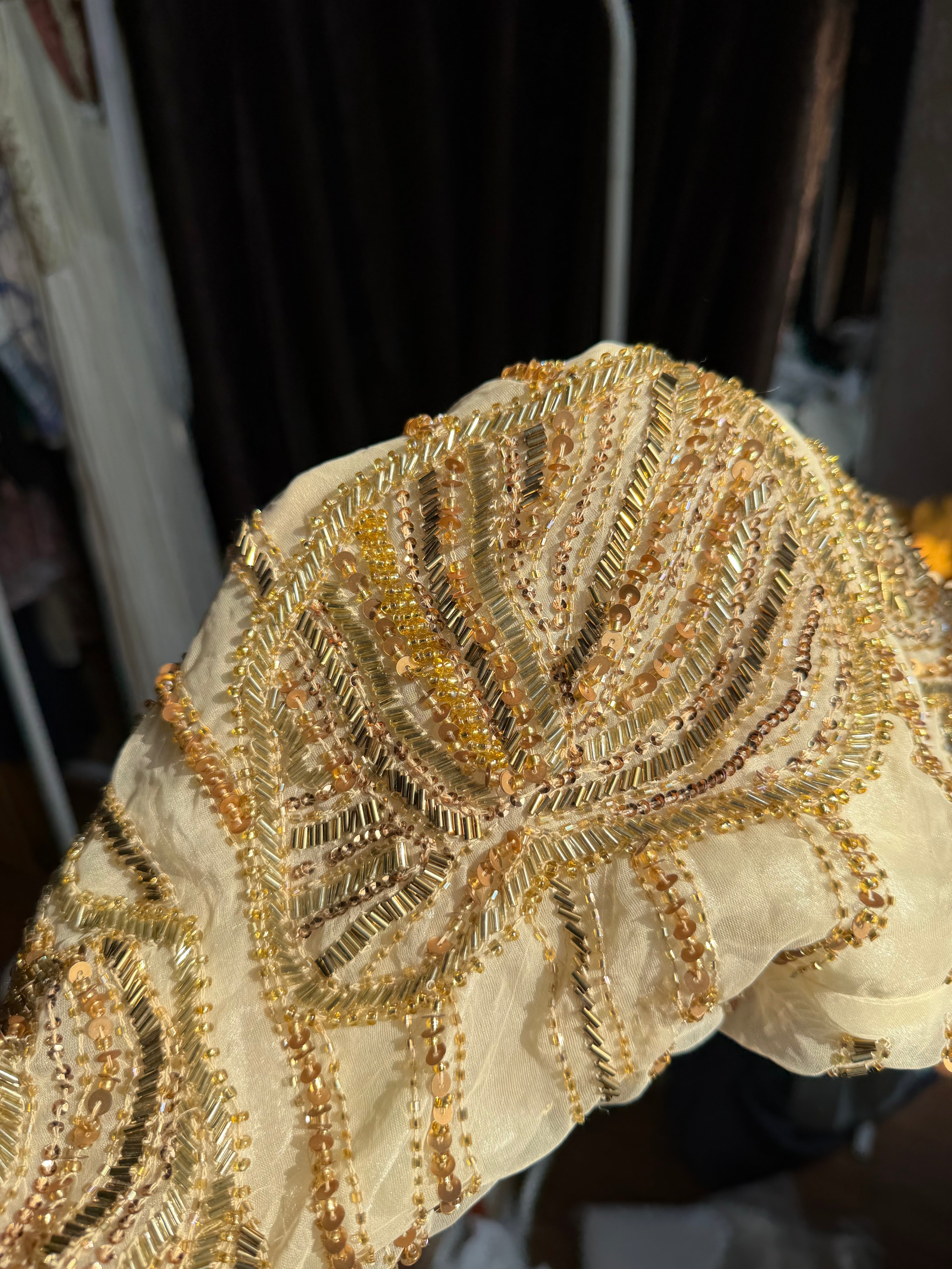 ZARA SEQUINS BUCKET BAG