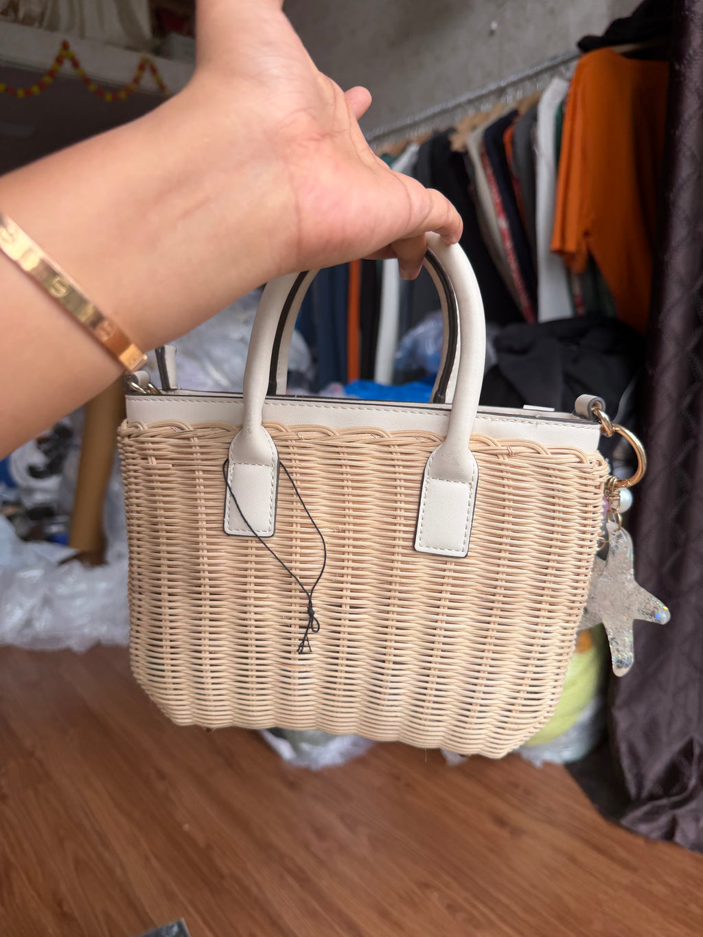 ALDO STRAW BAG