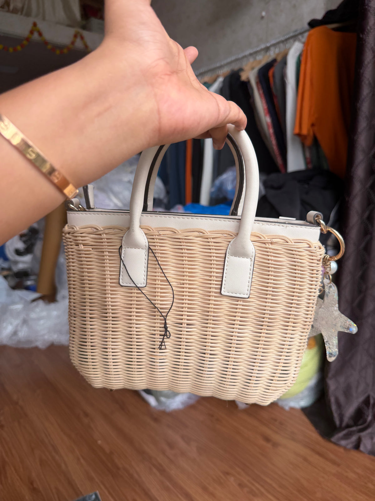 ALDO STRAW BAG