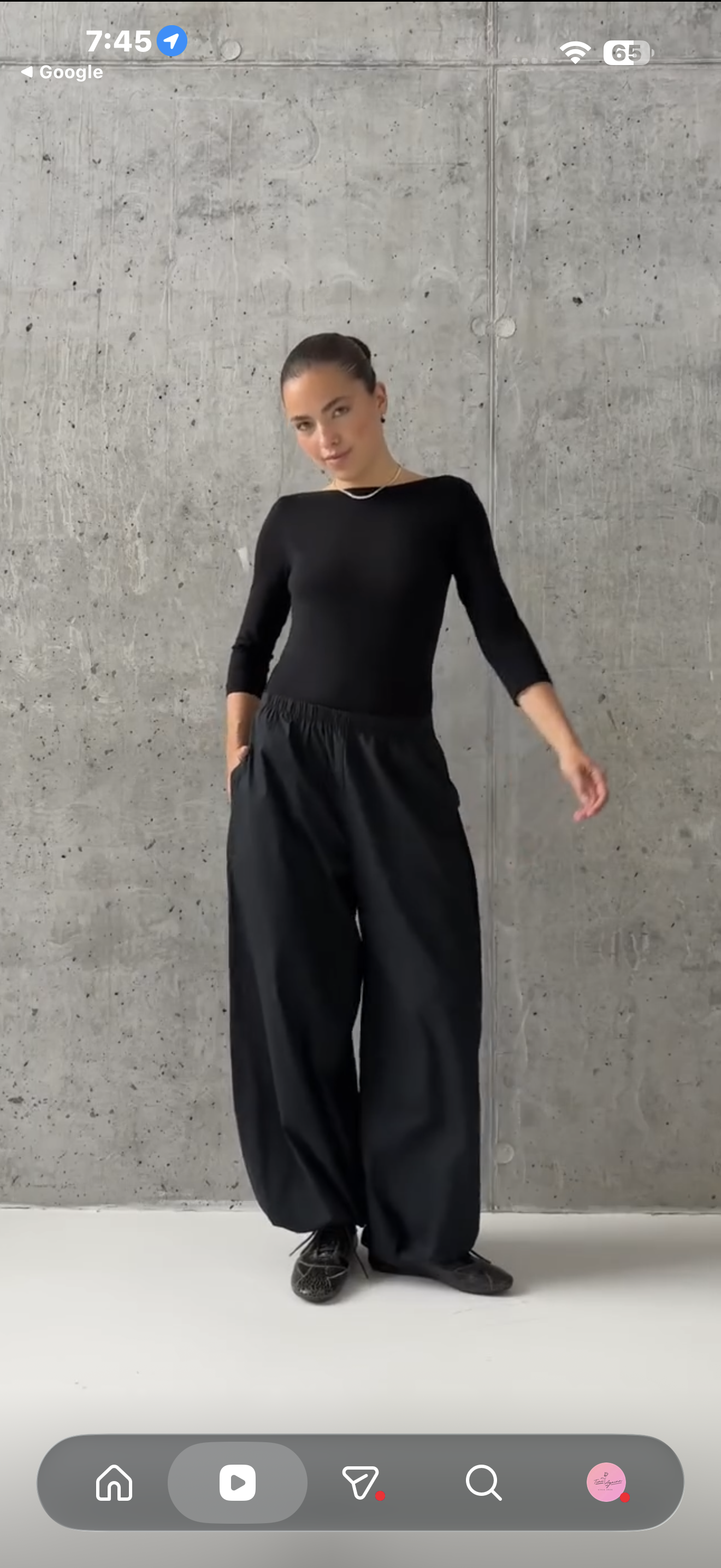 GINA TRICOT BALLOON PANTS -100% COTTON