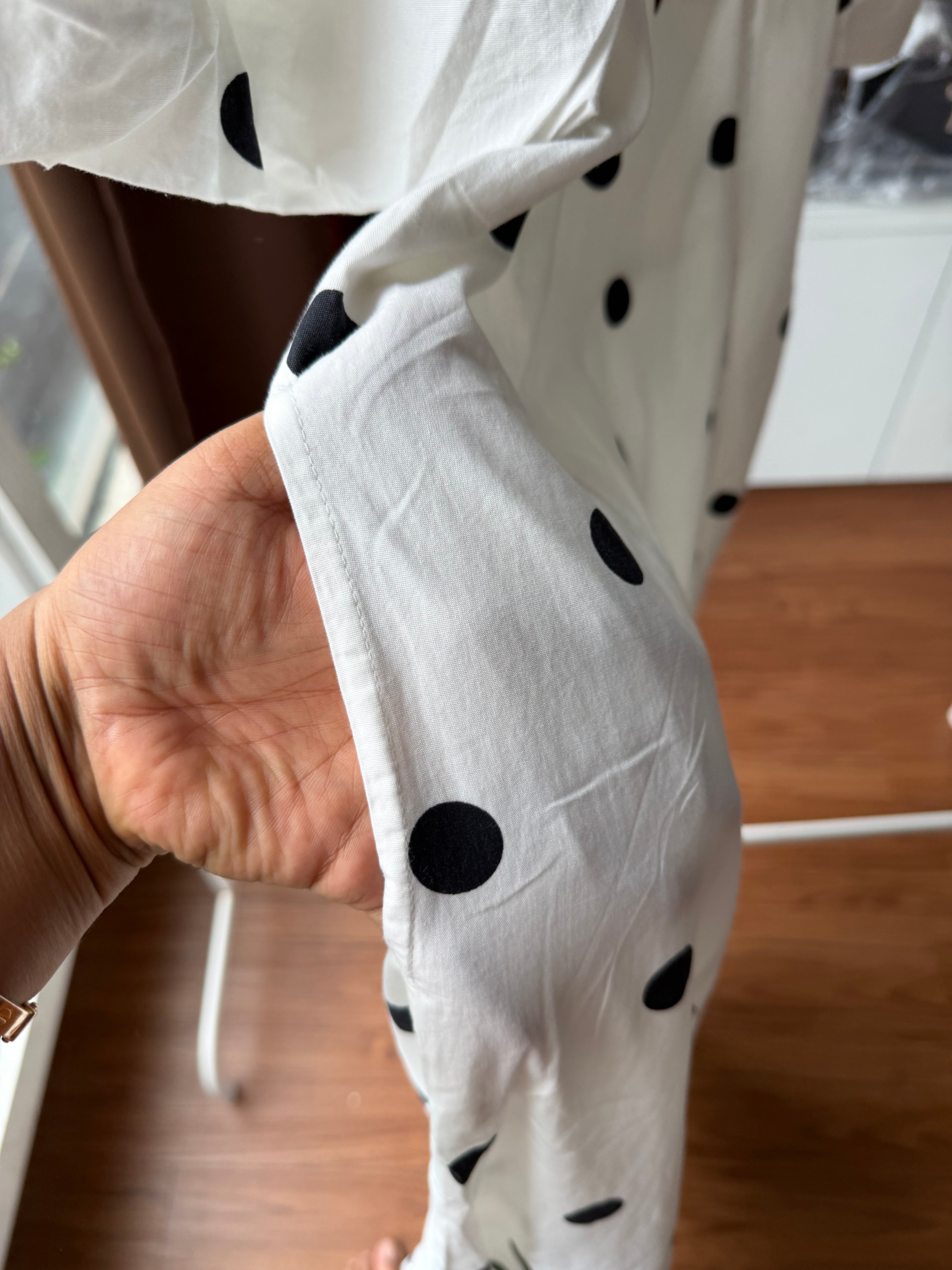 POLKA DOT COTTON DRESS