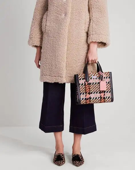 KATE SPADE Manhattan Plaid SMALL Tote Bag