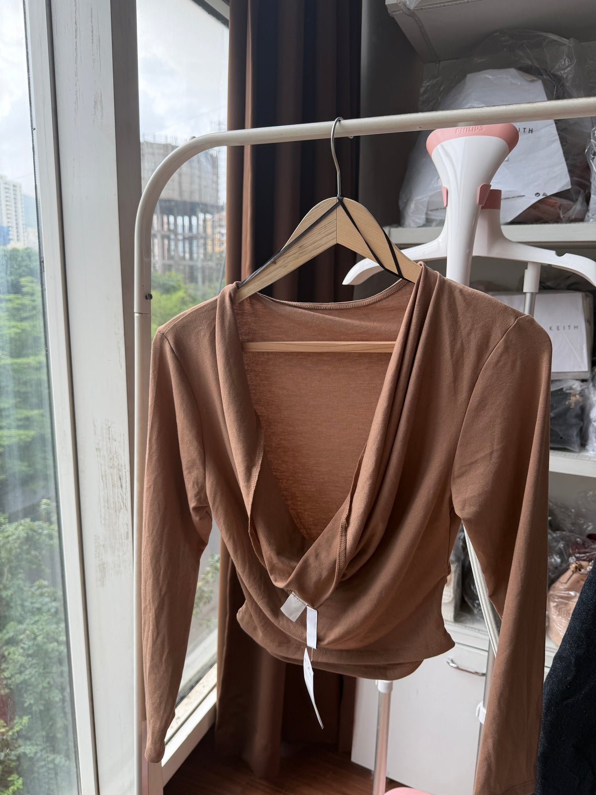 H&M cowl back top