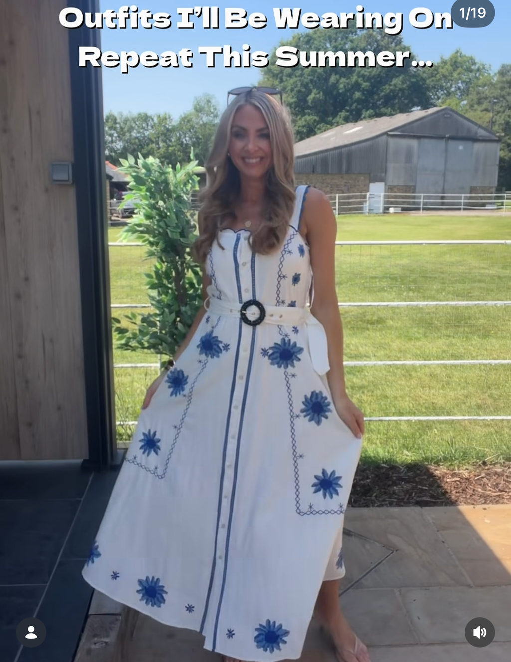 RIVER ISLAND EMBROIDERED DRESS