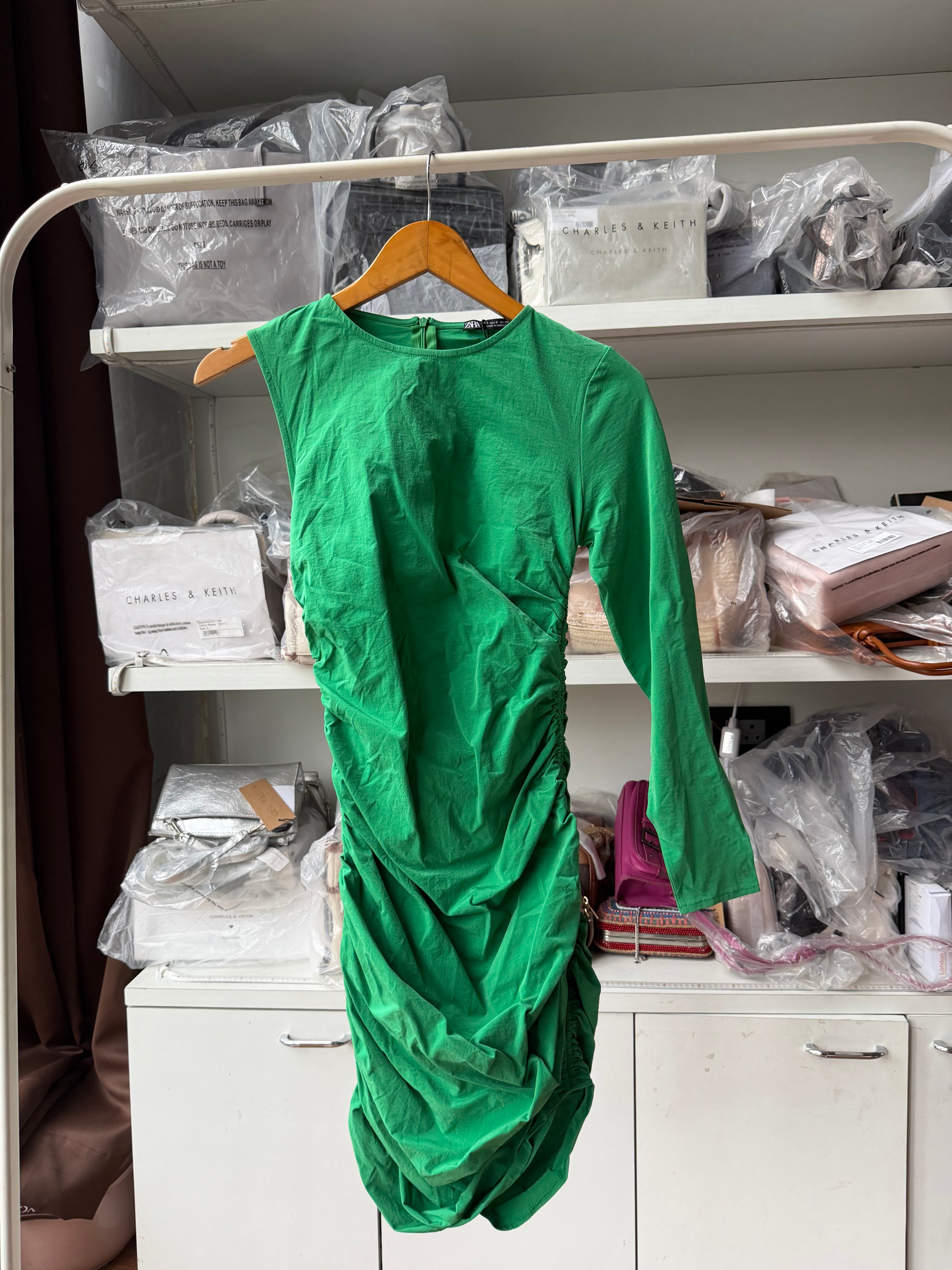 Zara one shoulder dress