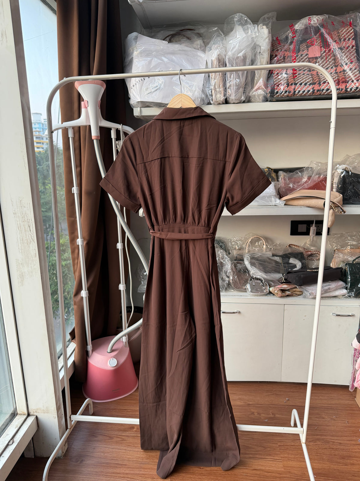ANABELLE BROWN JUMPSUIT