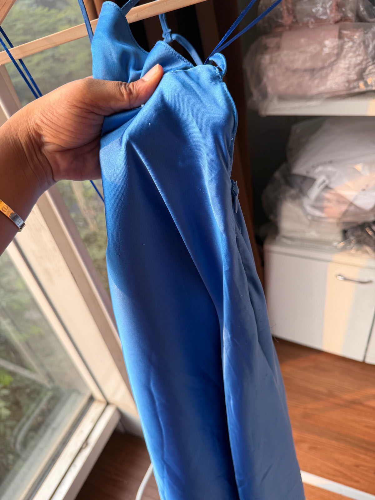 Zara satin dress