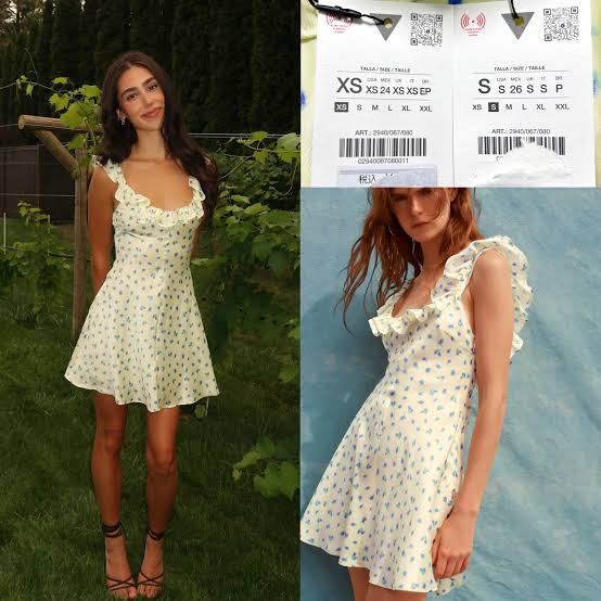 Zara floral dress