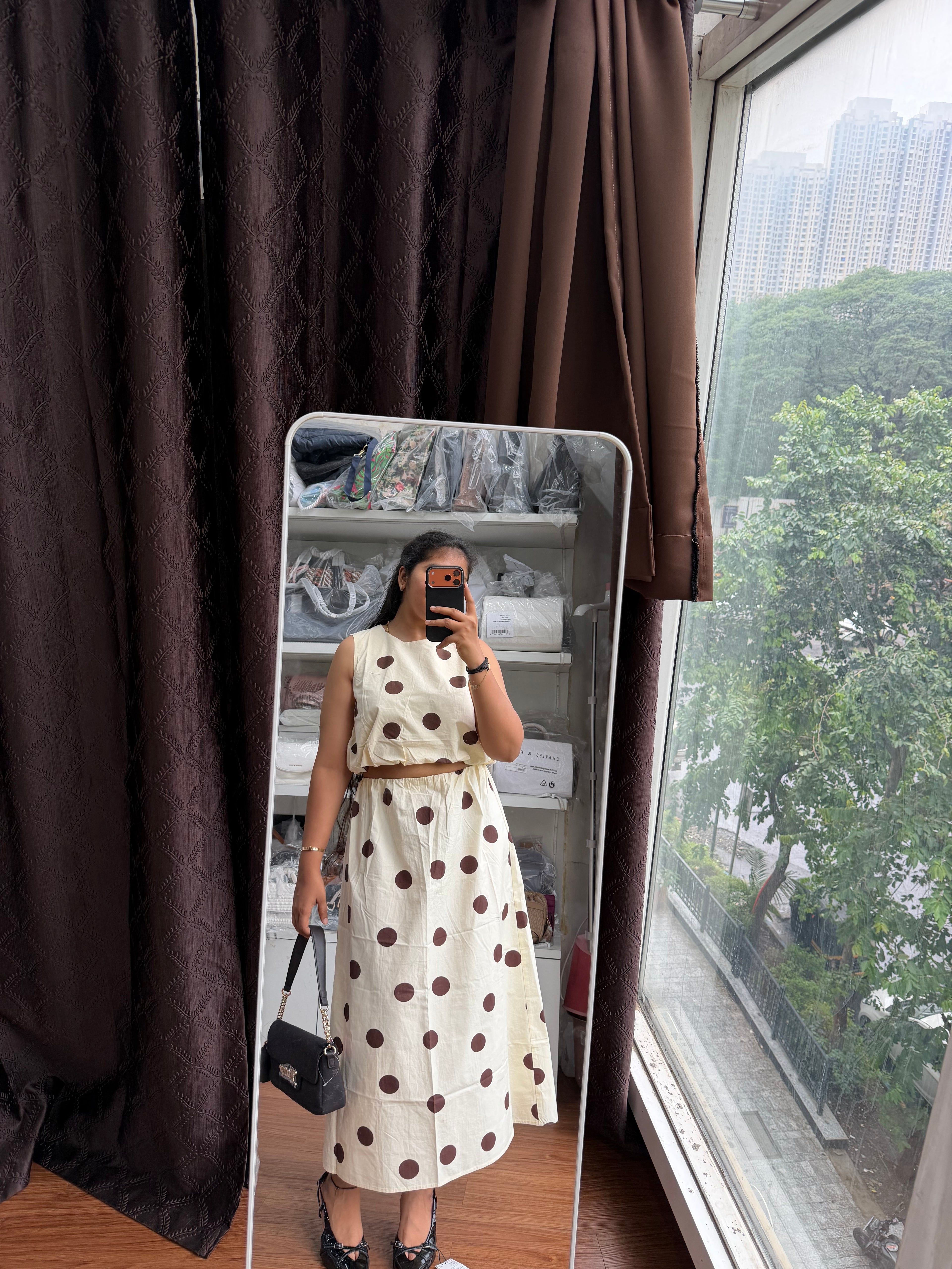 NEW LOOK POLKA DOT COORD SET