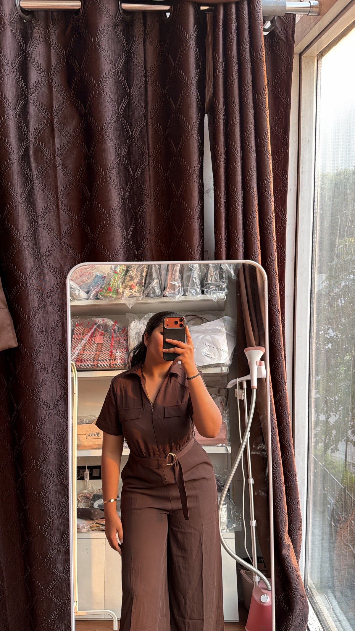 ANABELLE BROWN JUMPSUIT
