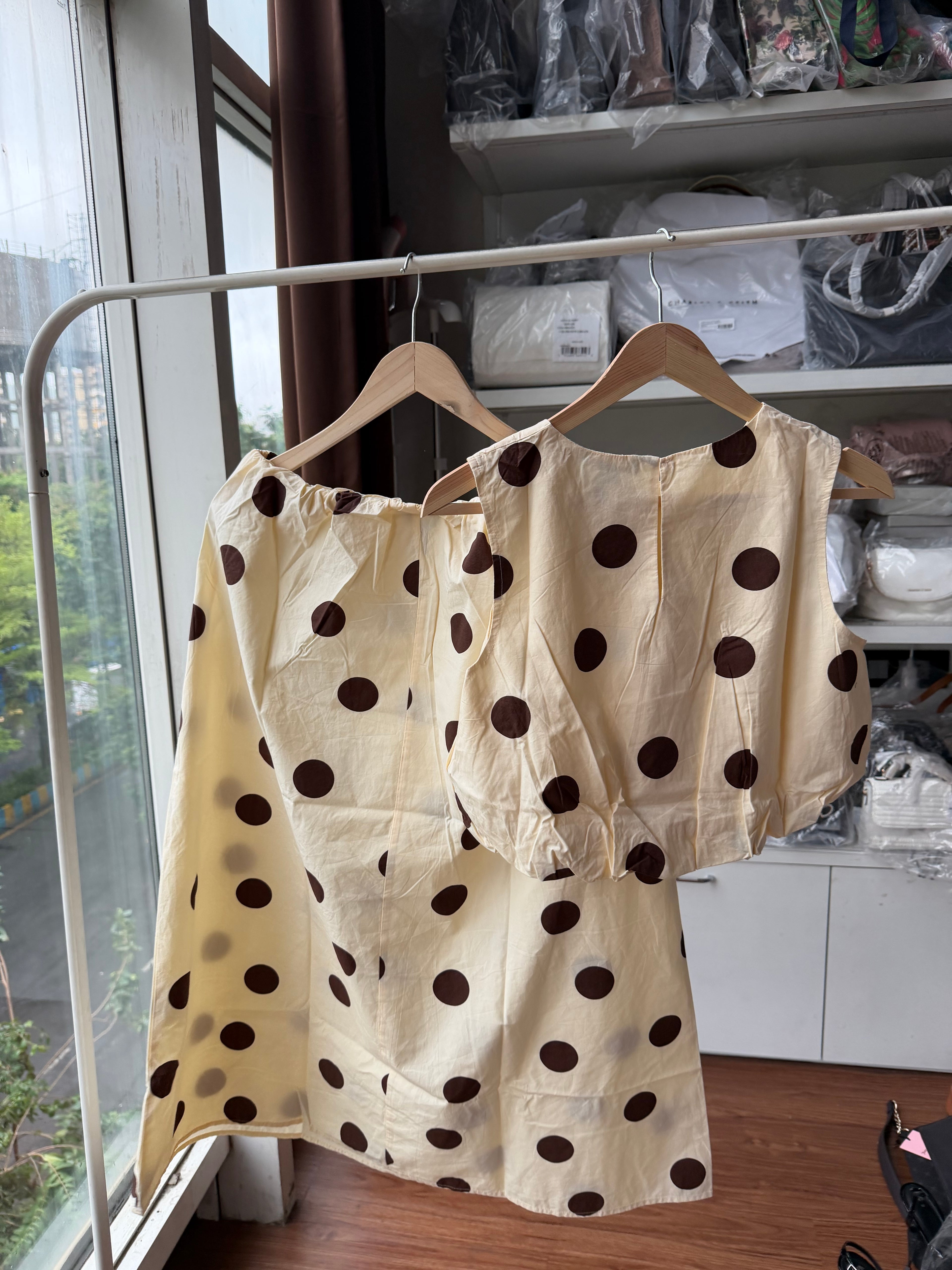 NEW LOOK POLKA DOT COORD SET
