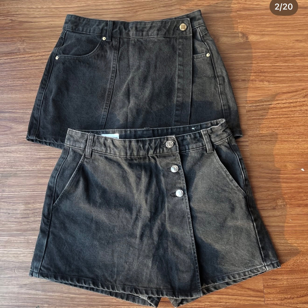 ZARA DENIM SKORTS