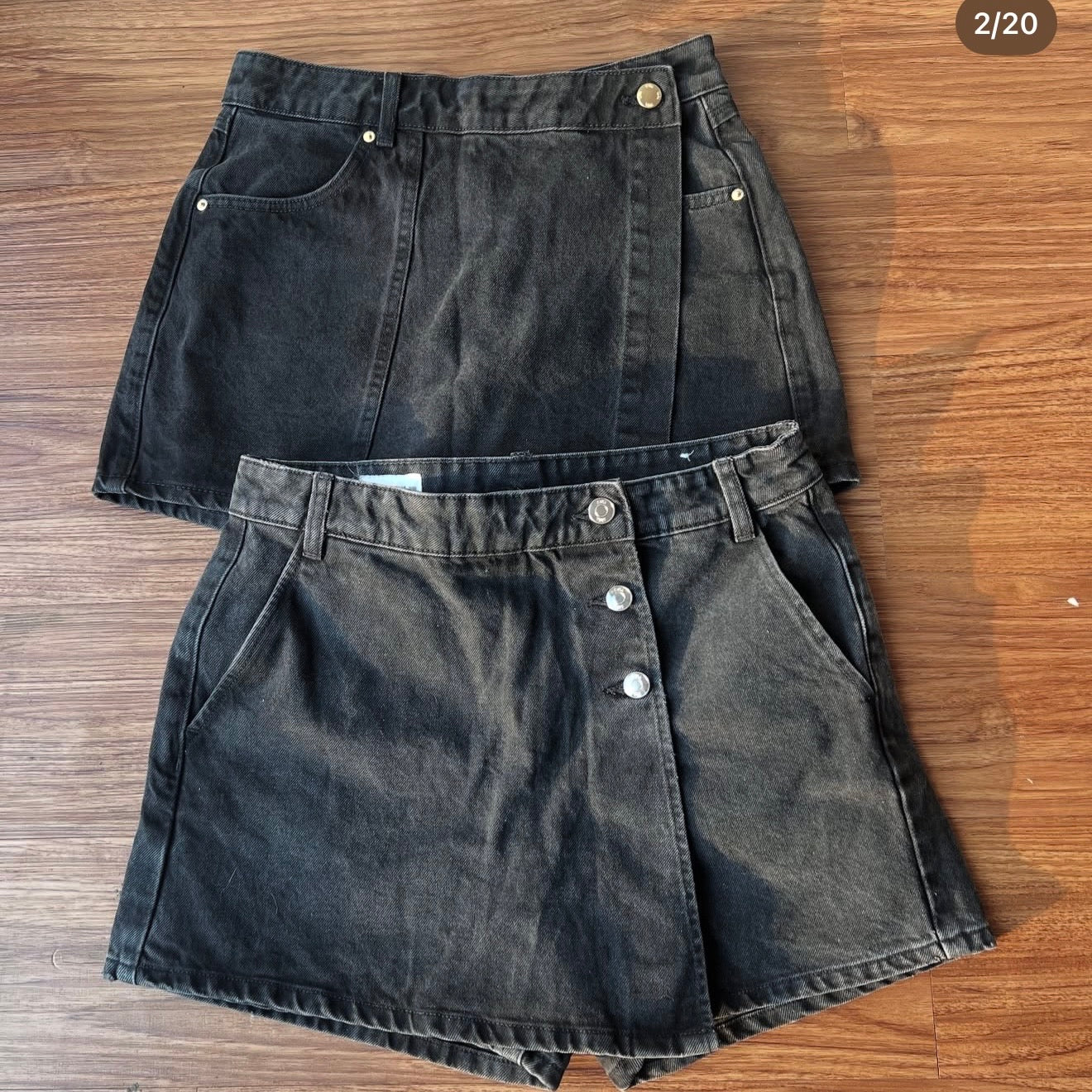 ZARA DENIM SKORTS