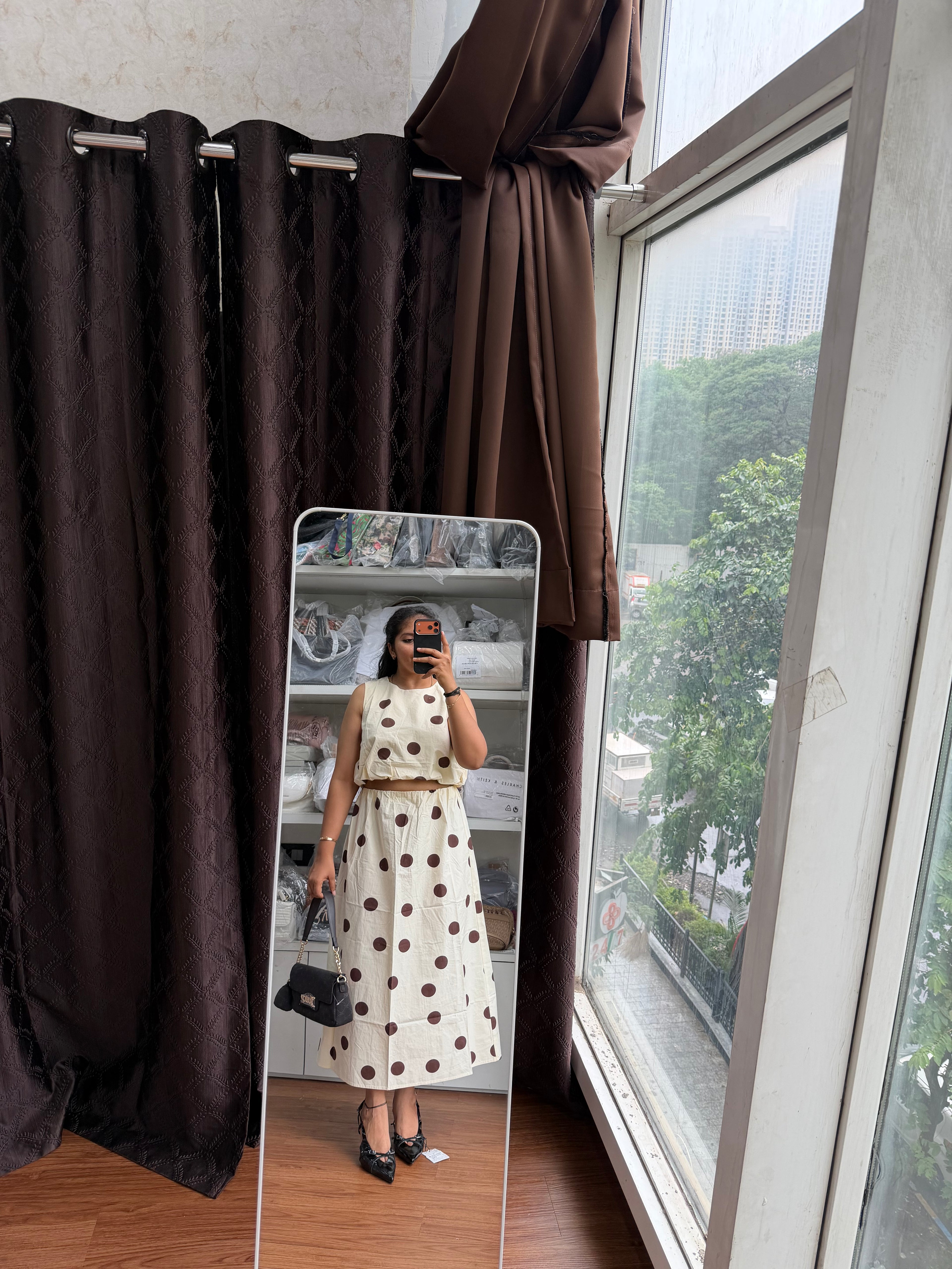 NEW LOOK POLKA DOT COORD SET