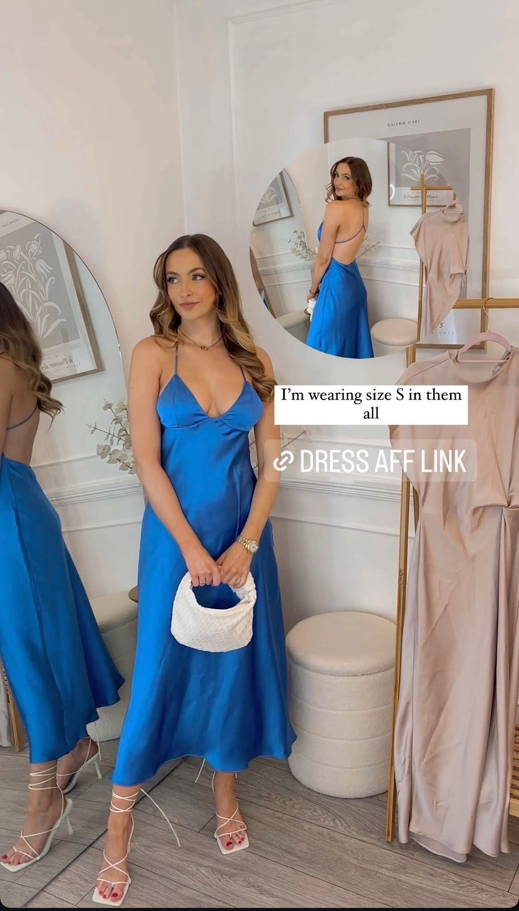 Zara satin dress
