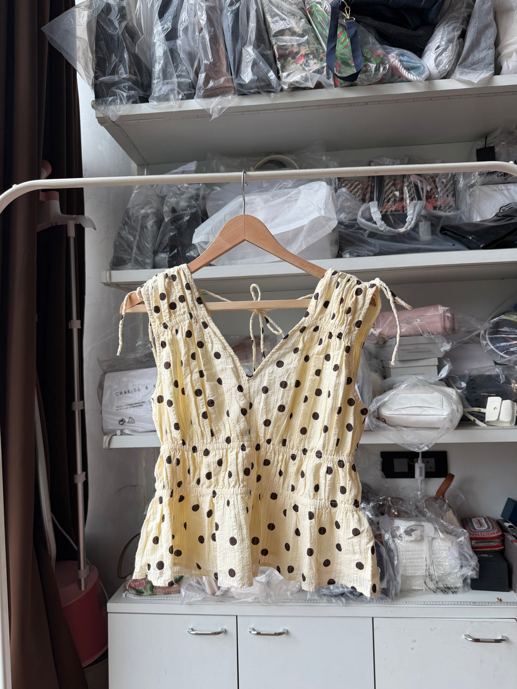 BUTTER YELLOW POLKA DOT