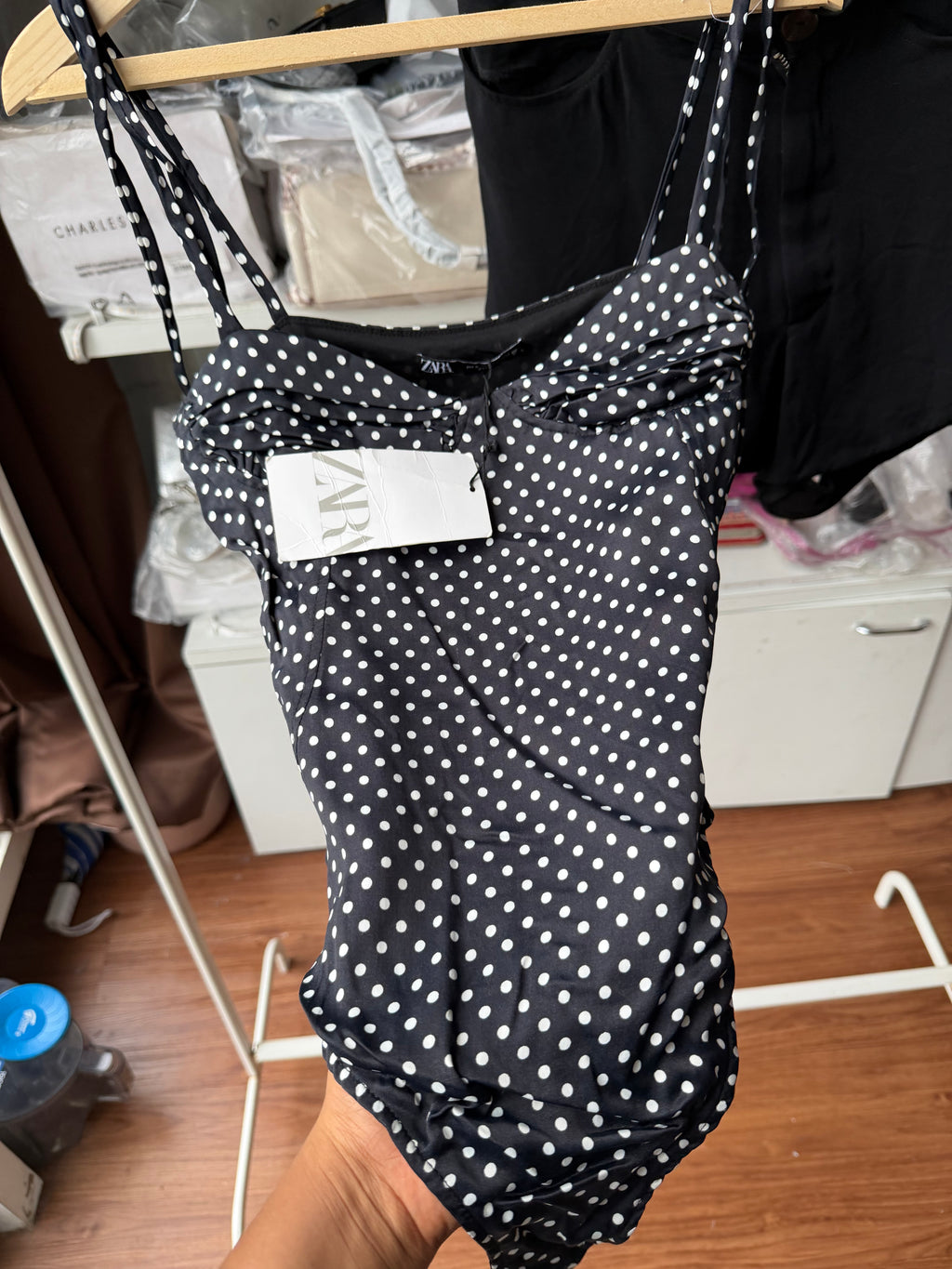 ZARA POLKA DOT BODYSUIT