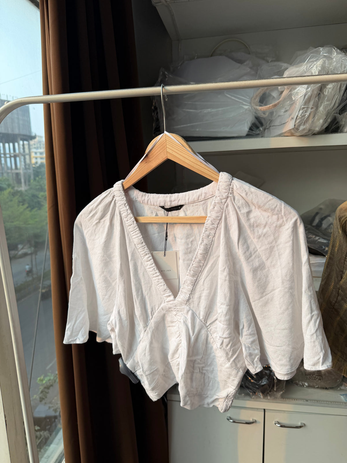 Zara linen top