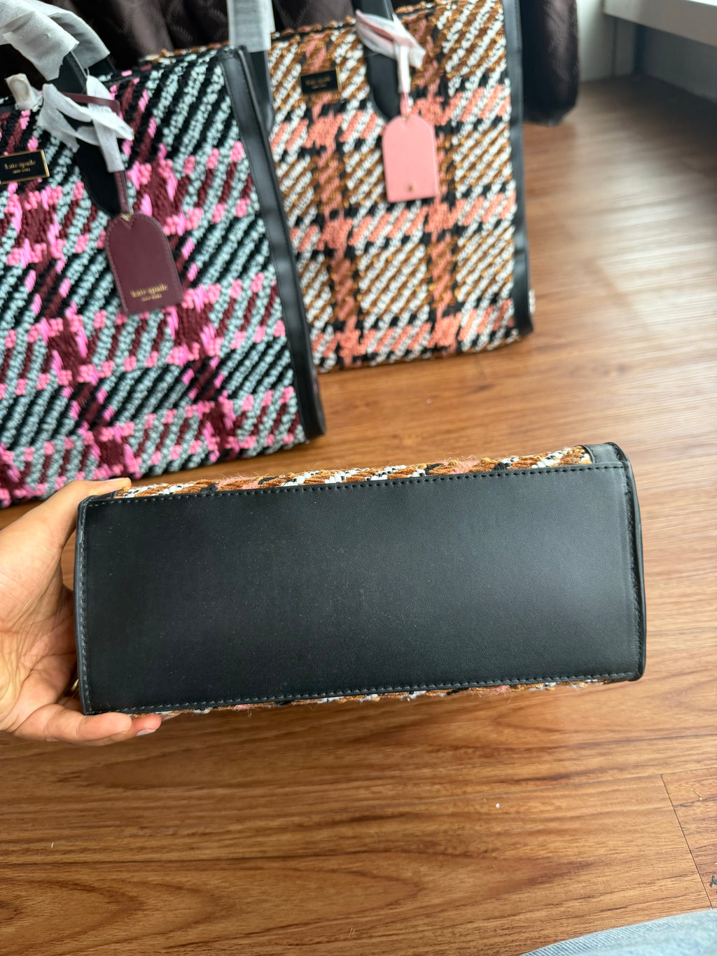 KATE SPADE Manhattan Plaid SMALL Tote Bag