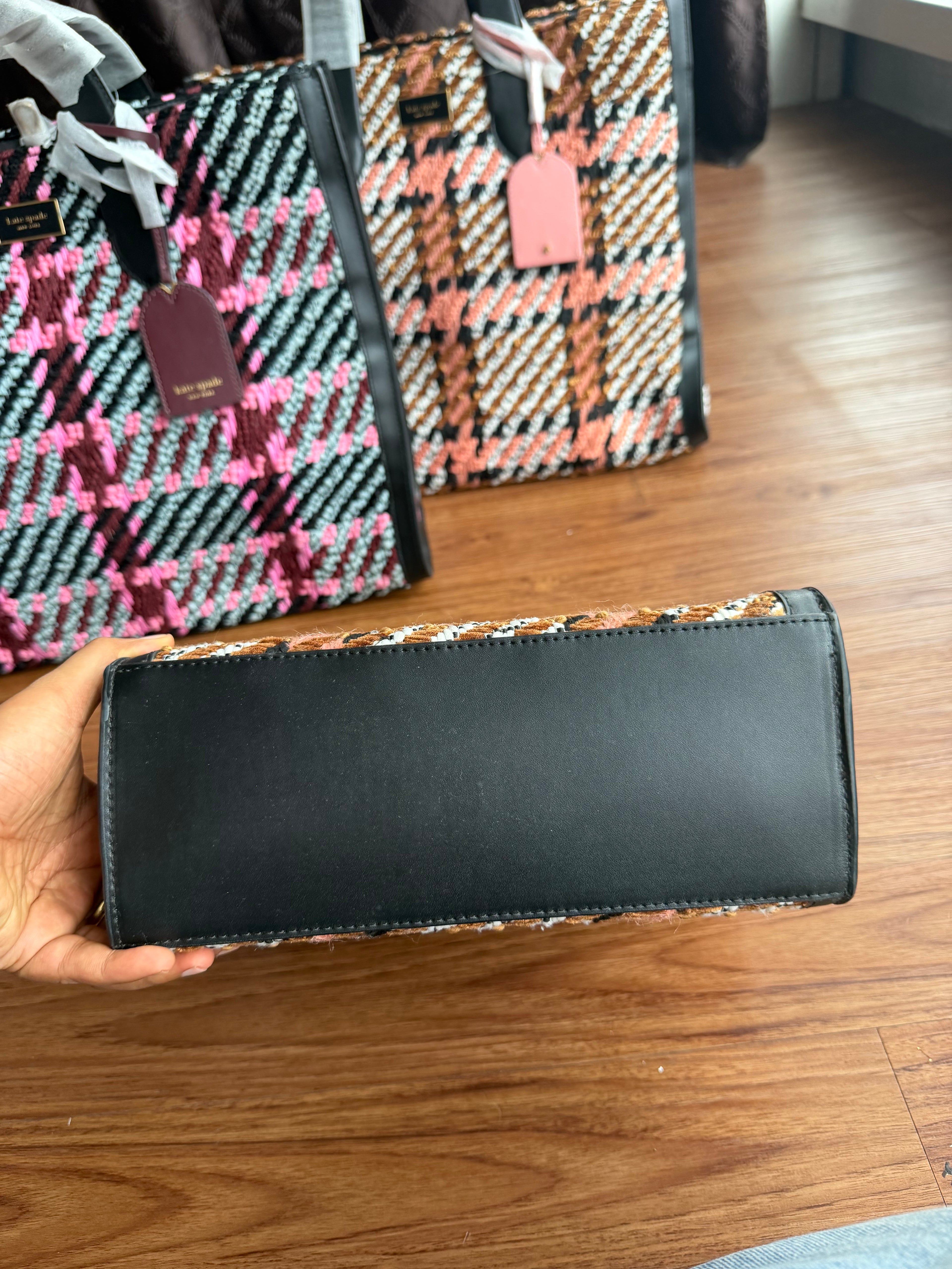 KATE SPADE Manhattan Plaid SMALL Tote Bag