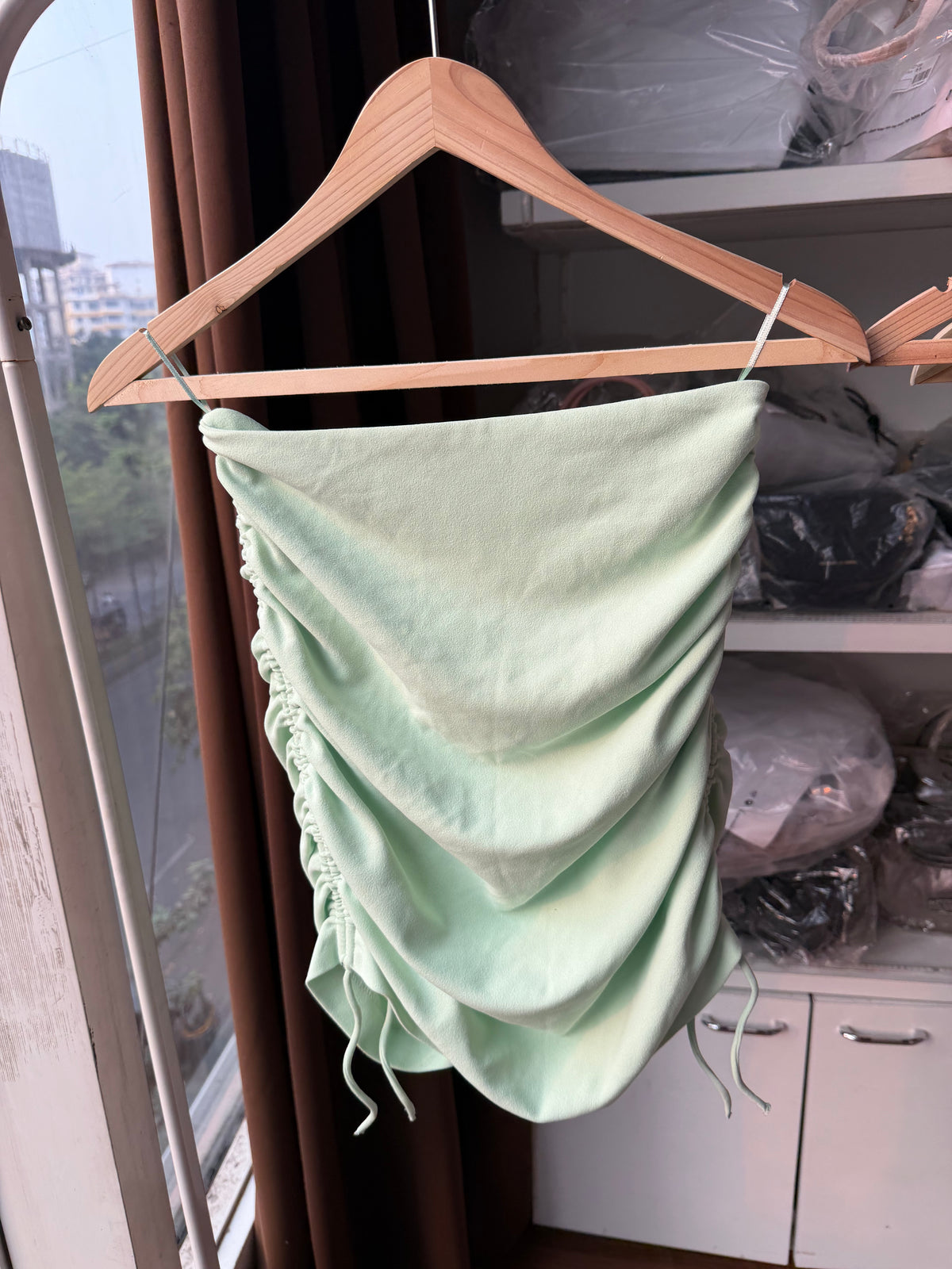 Zara ruched skirt
