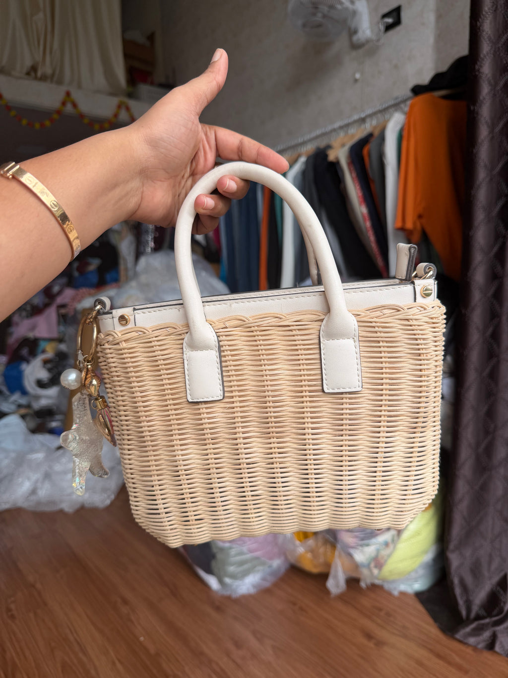 ALDO STRAW BAG