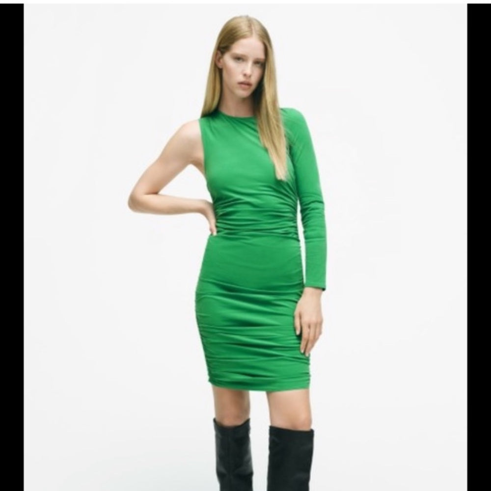 Zara one shoulder dress