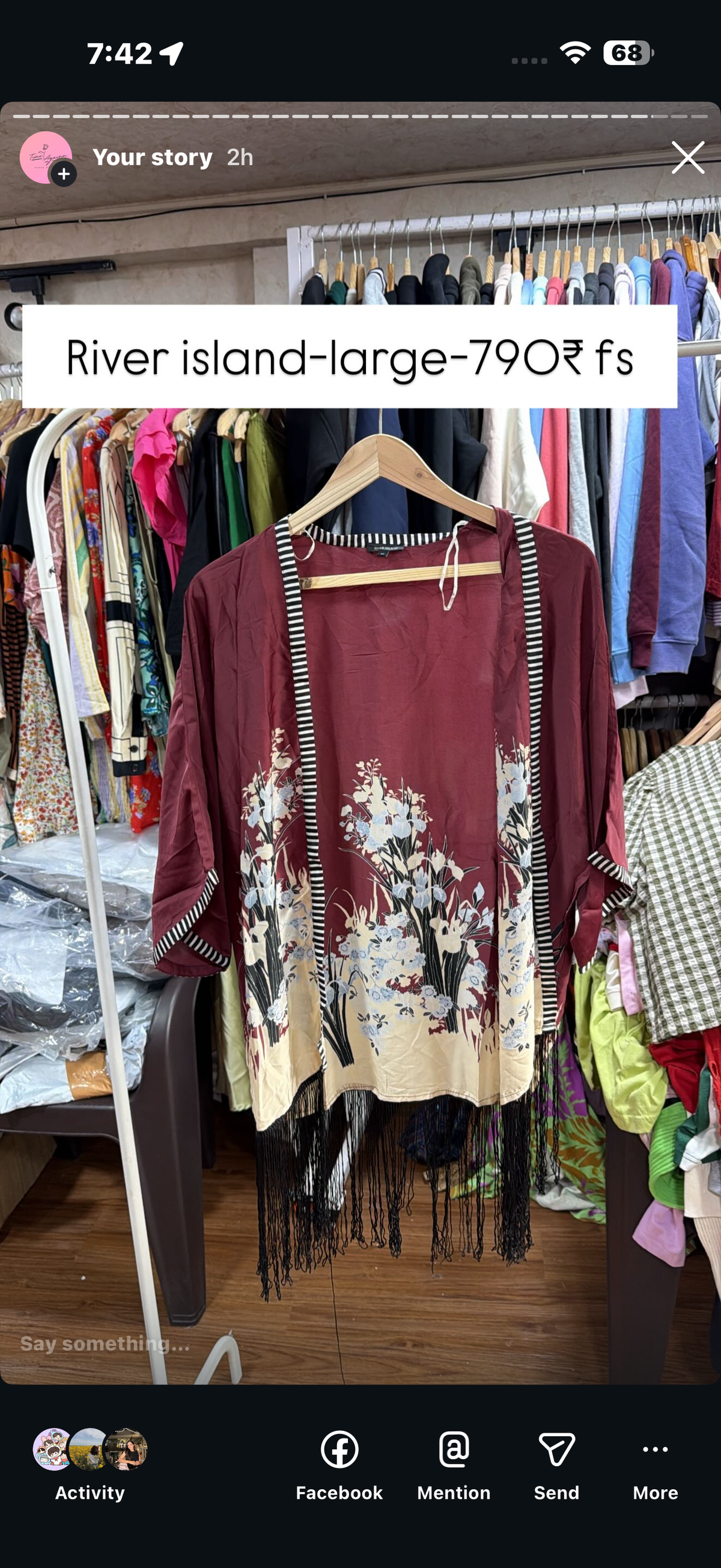 RIVER ISLAND SHRUG