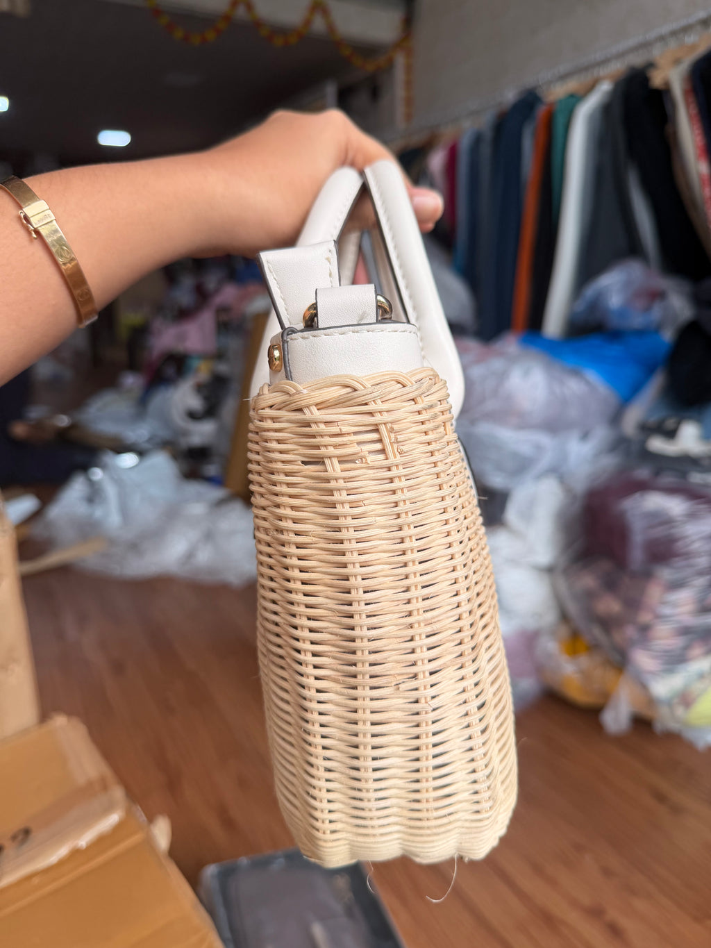 ALDO STRAW BAG