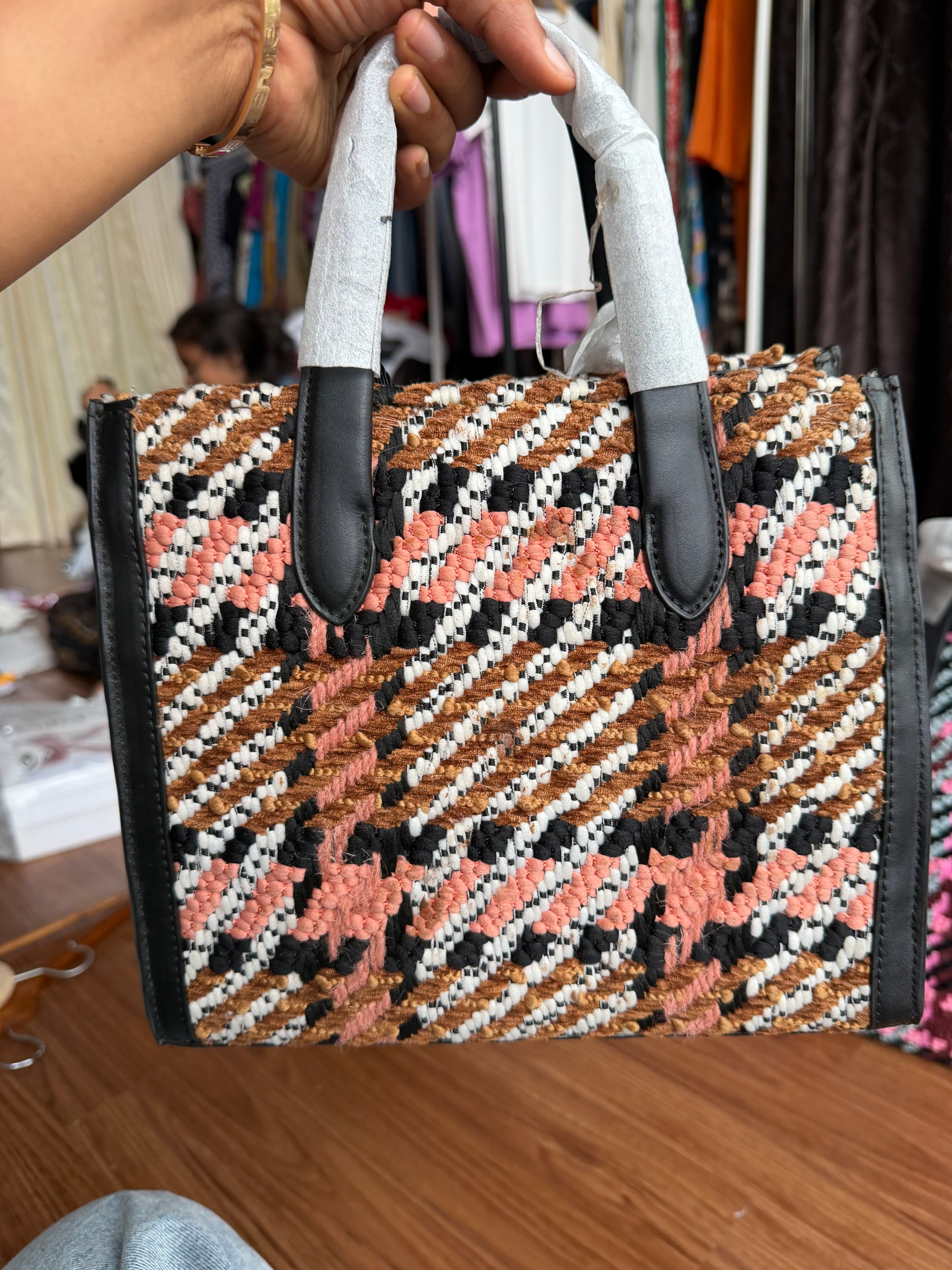 KATE SPADE Manhattan Plaid SMALL Tote Bag