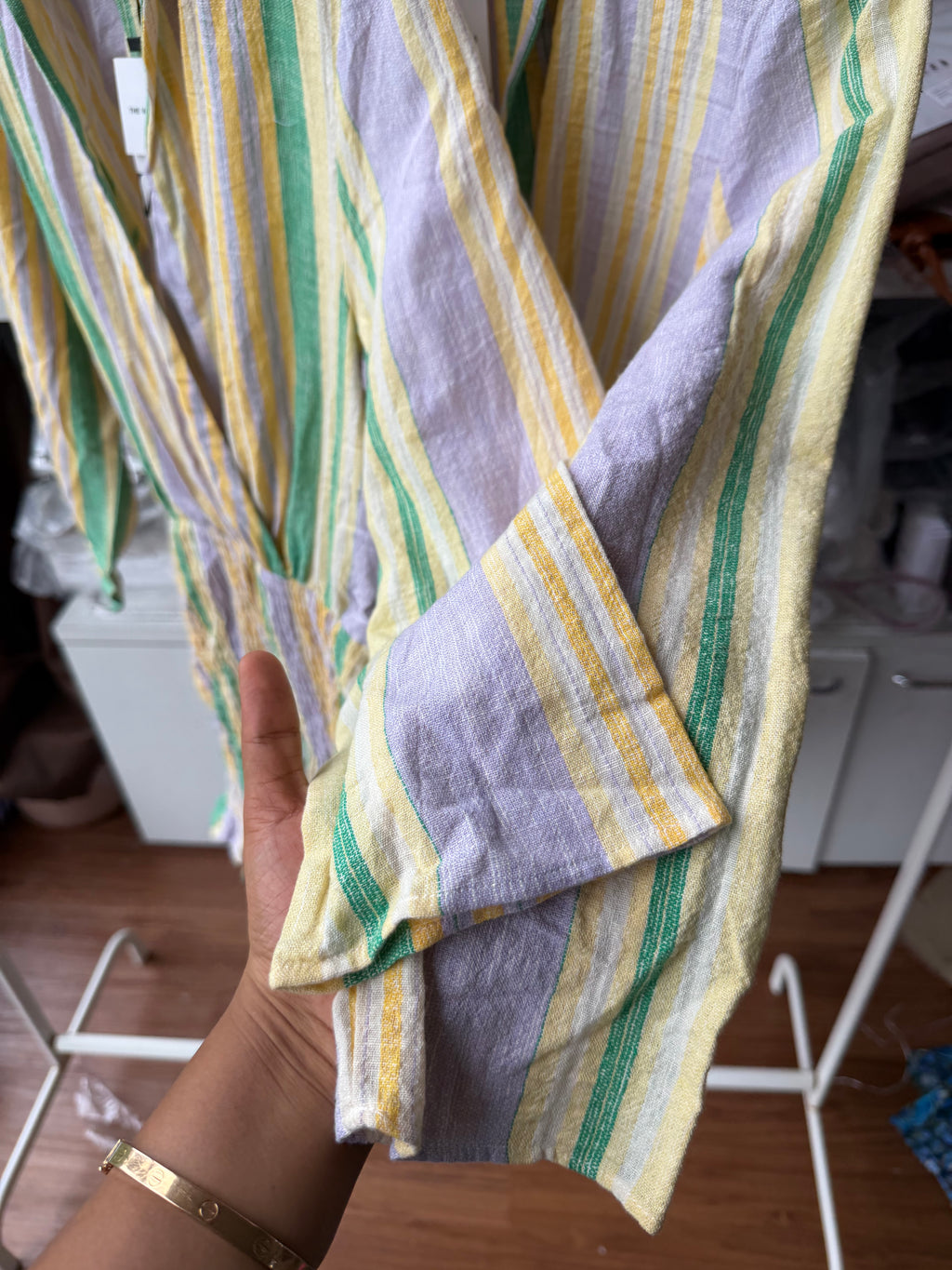 ZARA LINEN BLEND DRESS