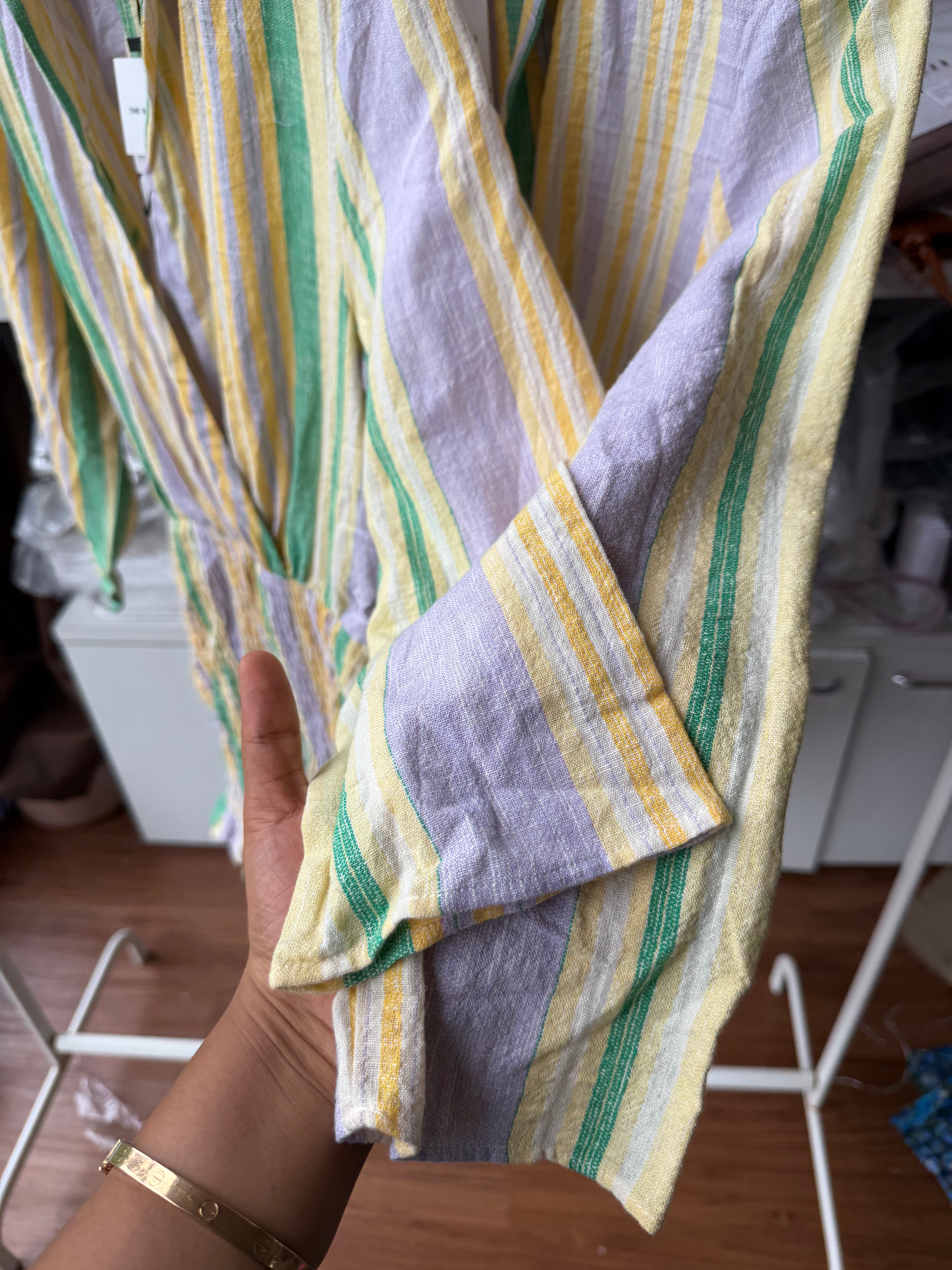 ZARA LINEN BLEND DRESS
