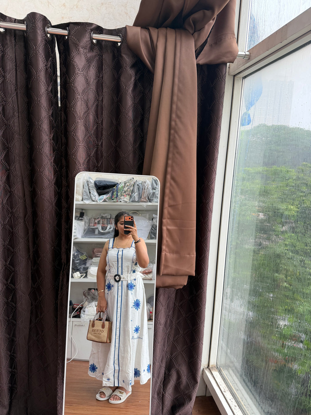 RIVER ISLAND EMBROIDERED DRESS