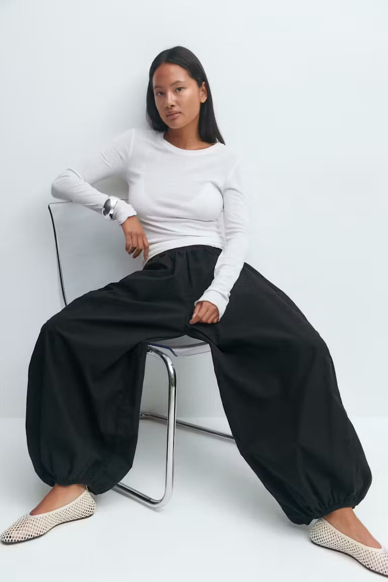 GINA TRICOT BALLOON PANTS -100% COTTON