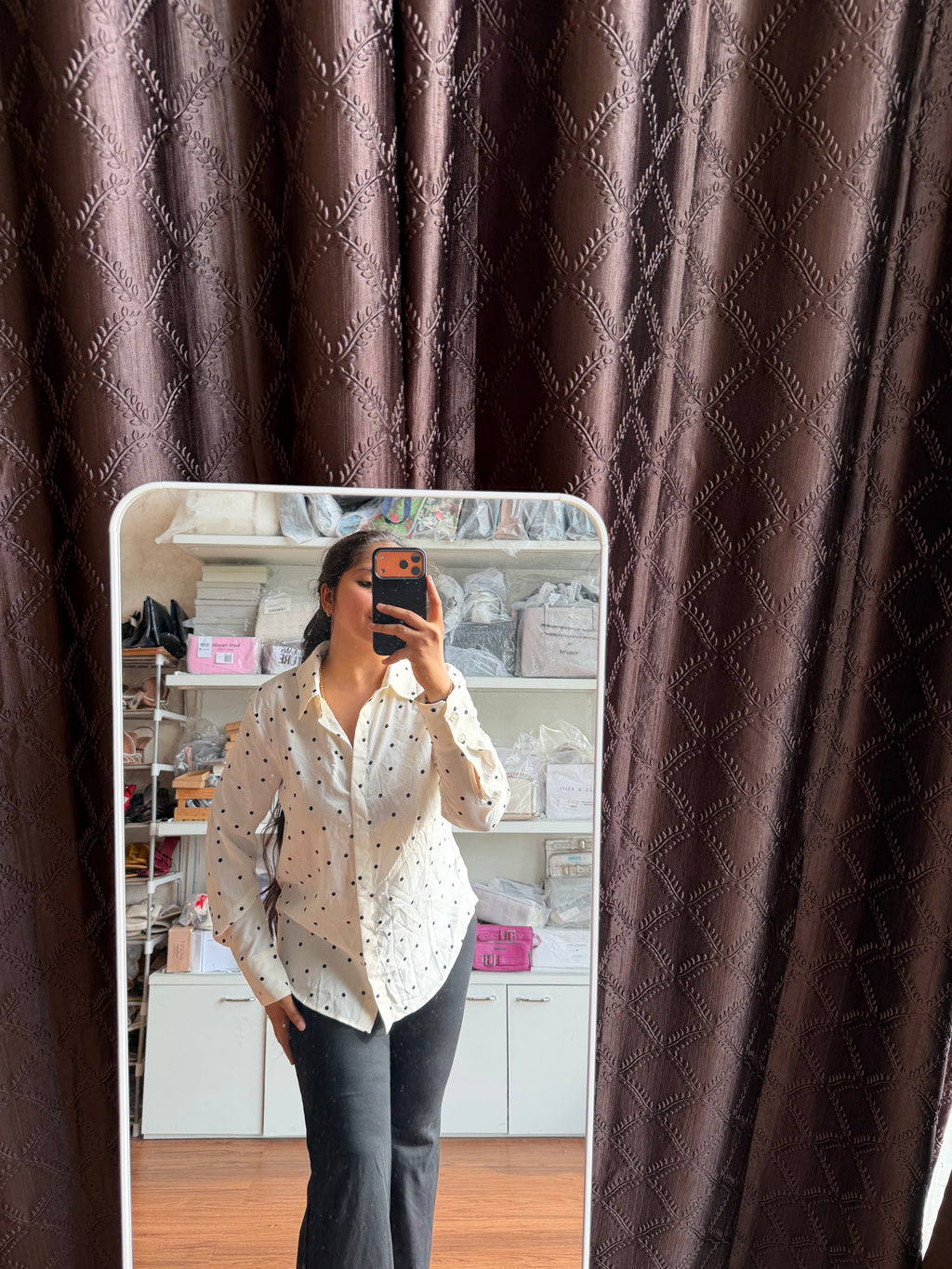 MANGO SHIRT POLKA DOT