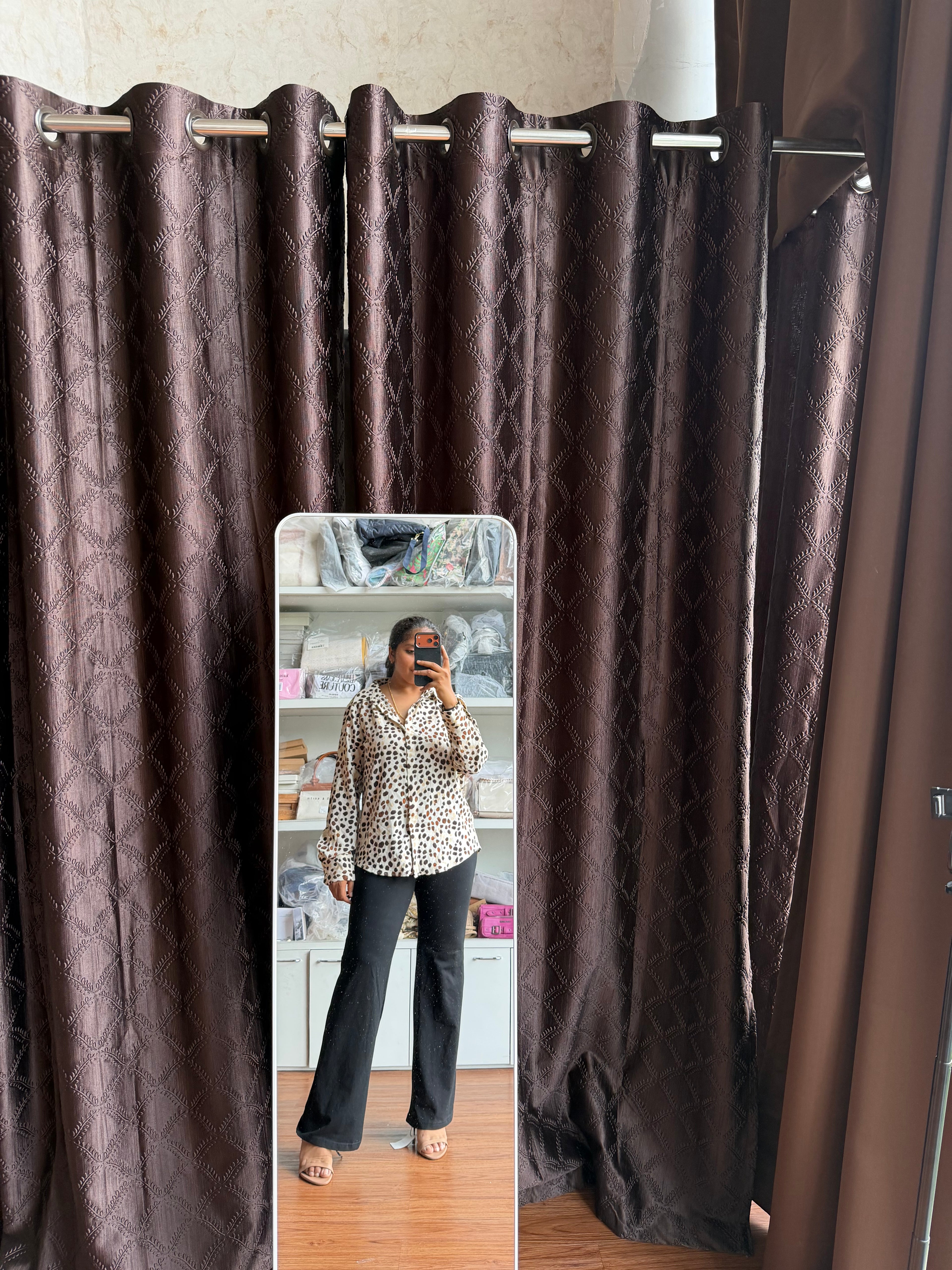 MANGO SHIRT SPOTS PRINT