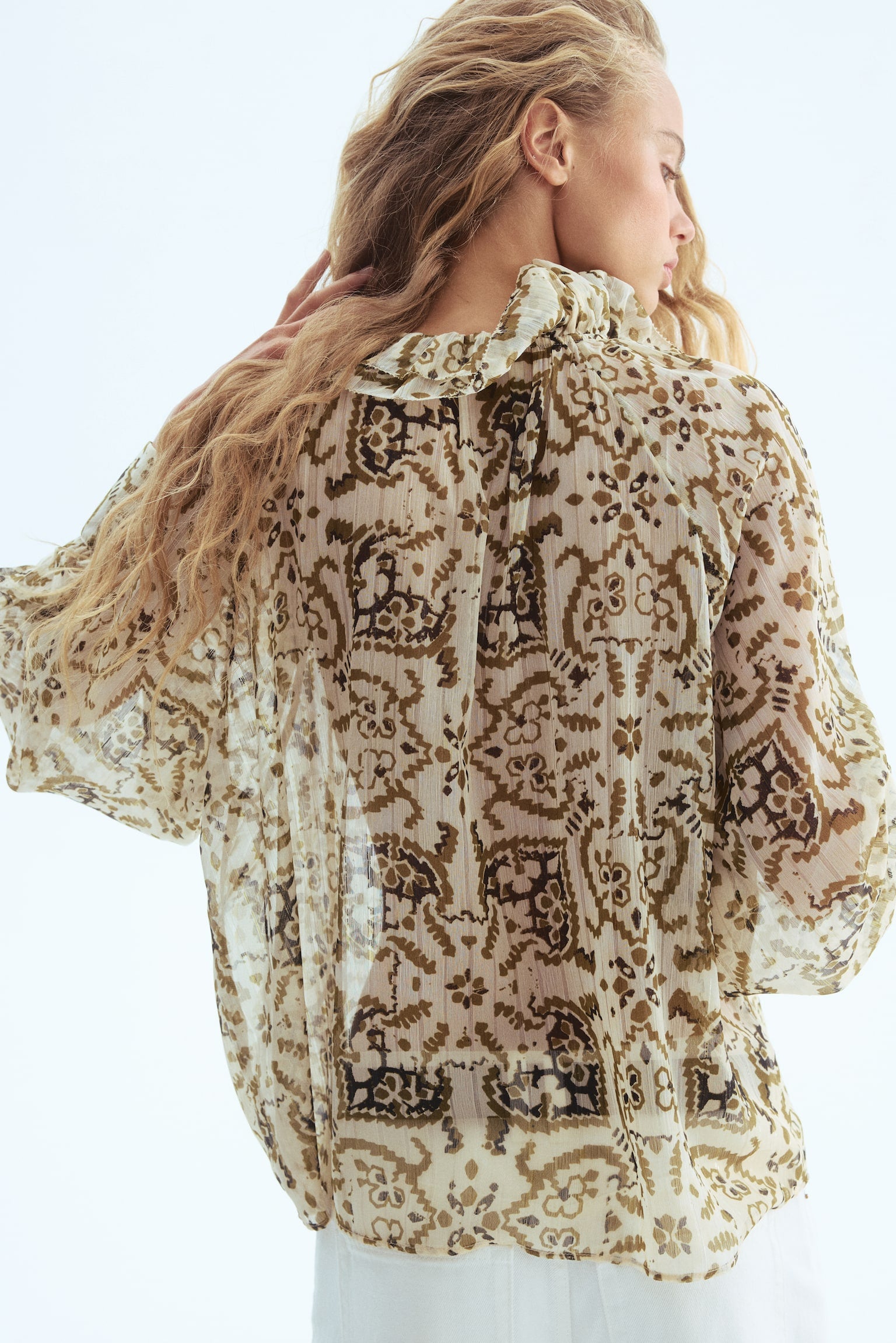 H&M frill top