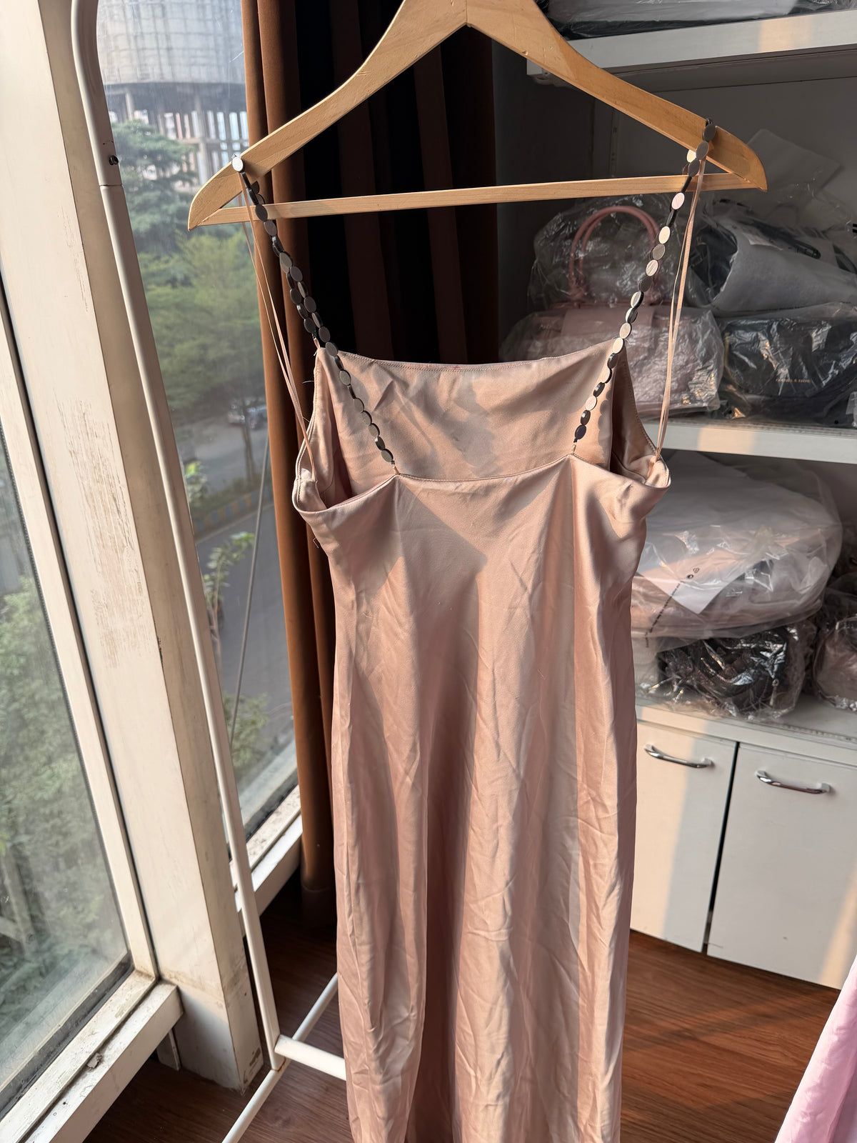 ZARA SATIN DRESS