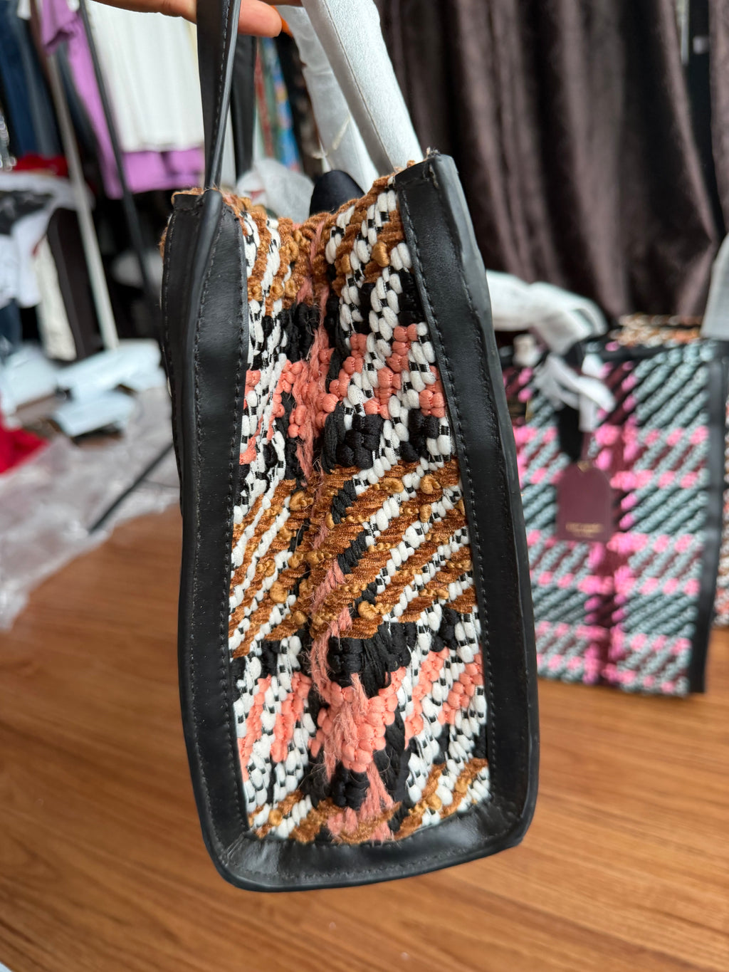 KATE SPADE Manhattan Plaid SMALL Tote Bag