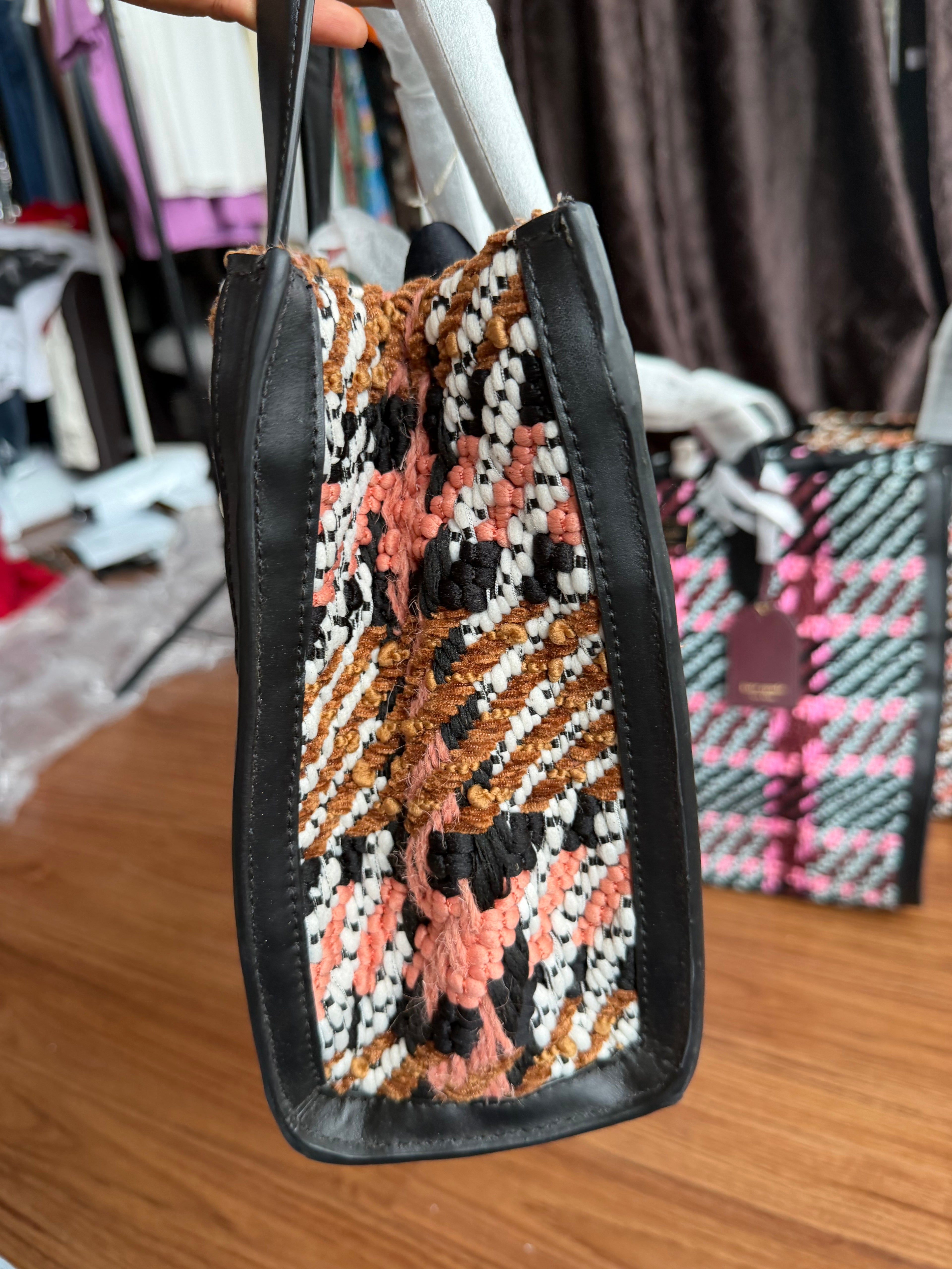 KATE SPADE Manhattan Plaid SMALL Tote Bag