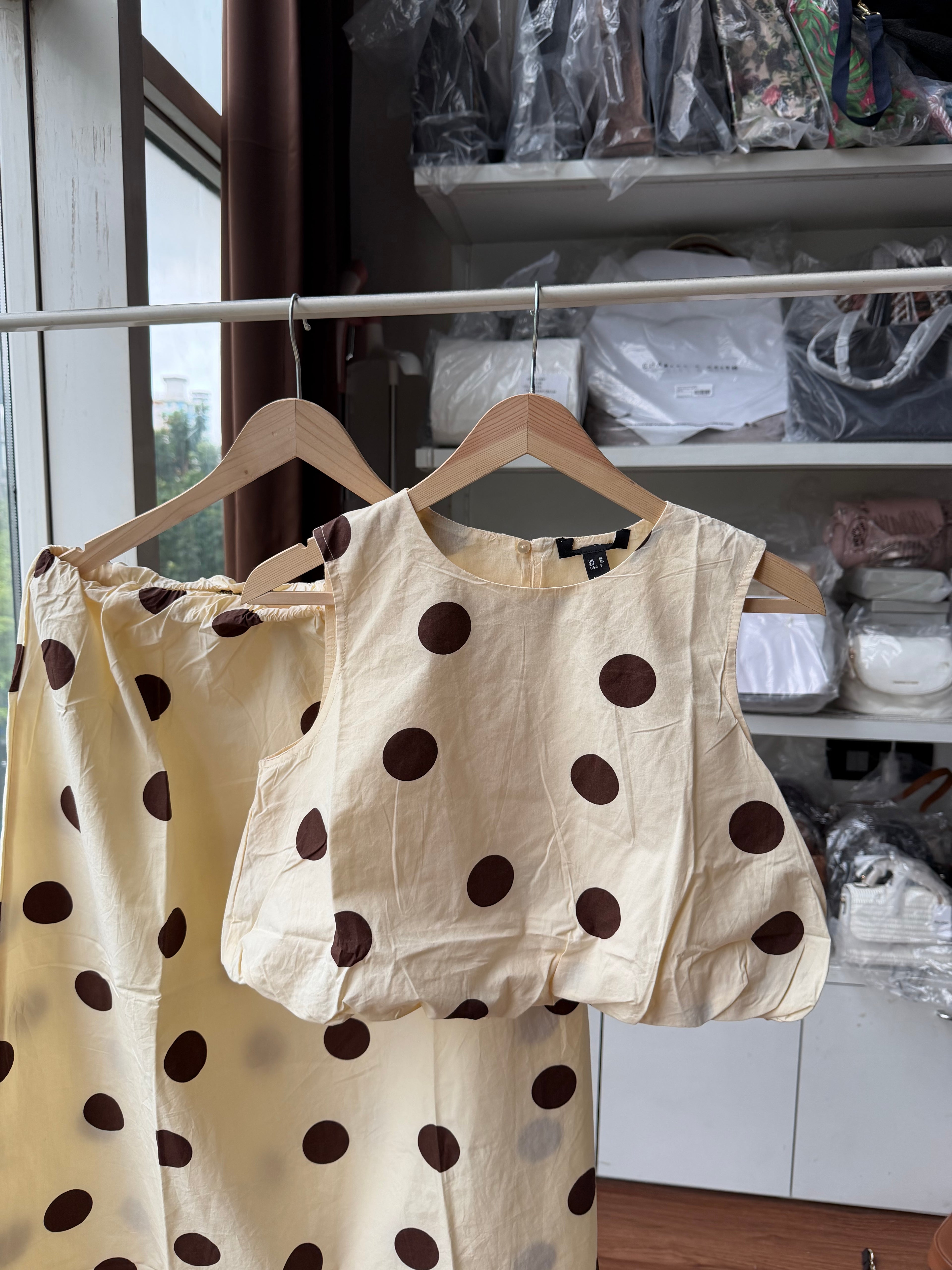 NEW LOOK POLKA DOT COORD SET