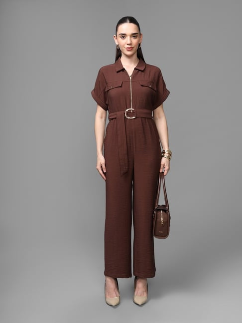 ANABELLE BROWN JUMPSUIT