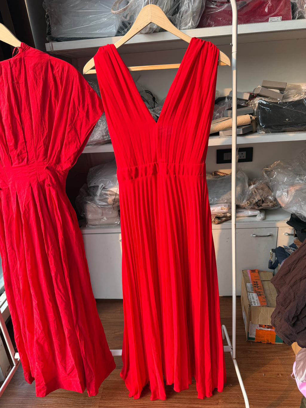 Zara pleated dress