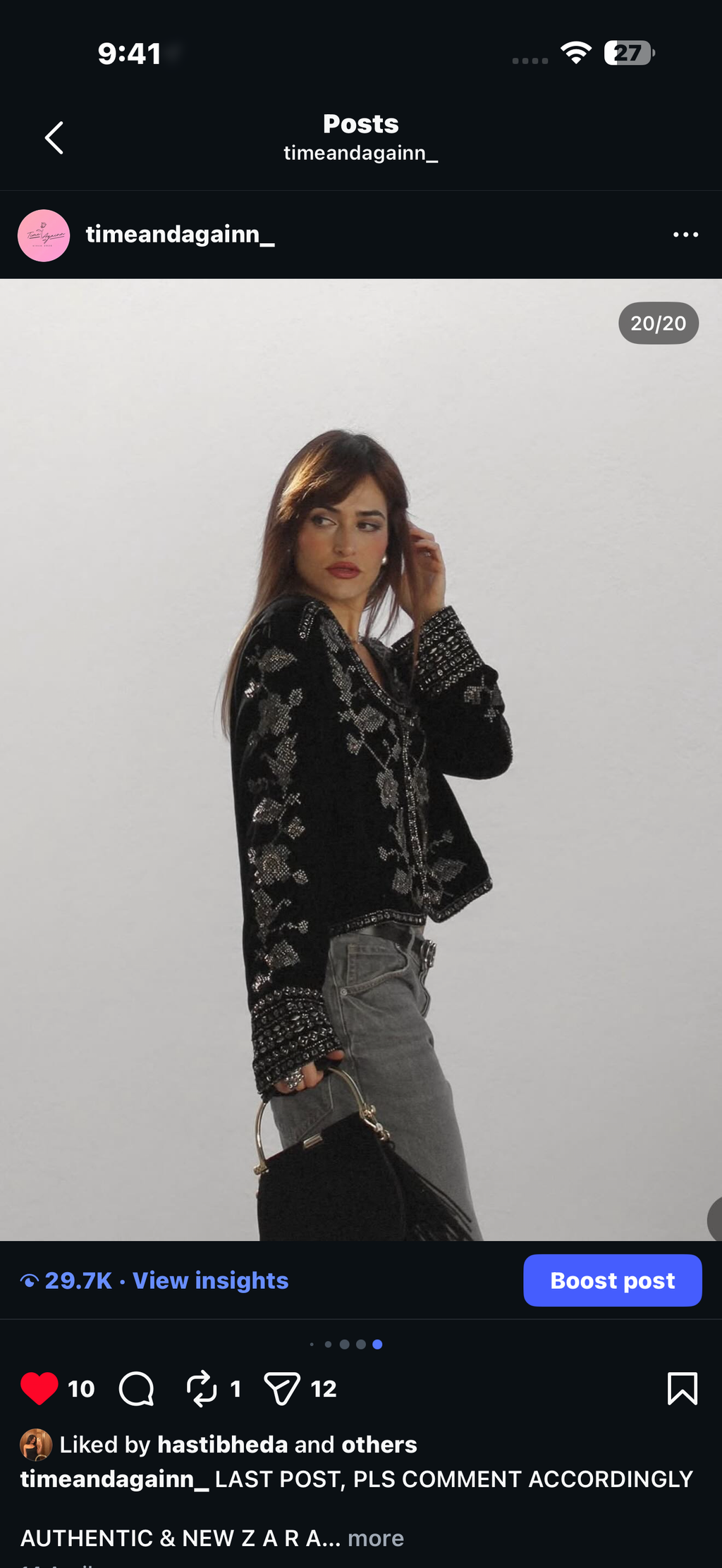 Zara velvet shrug