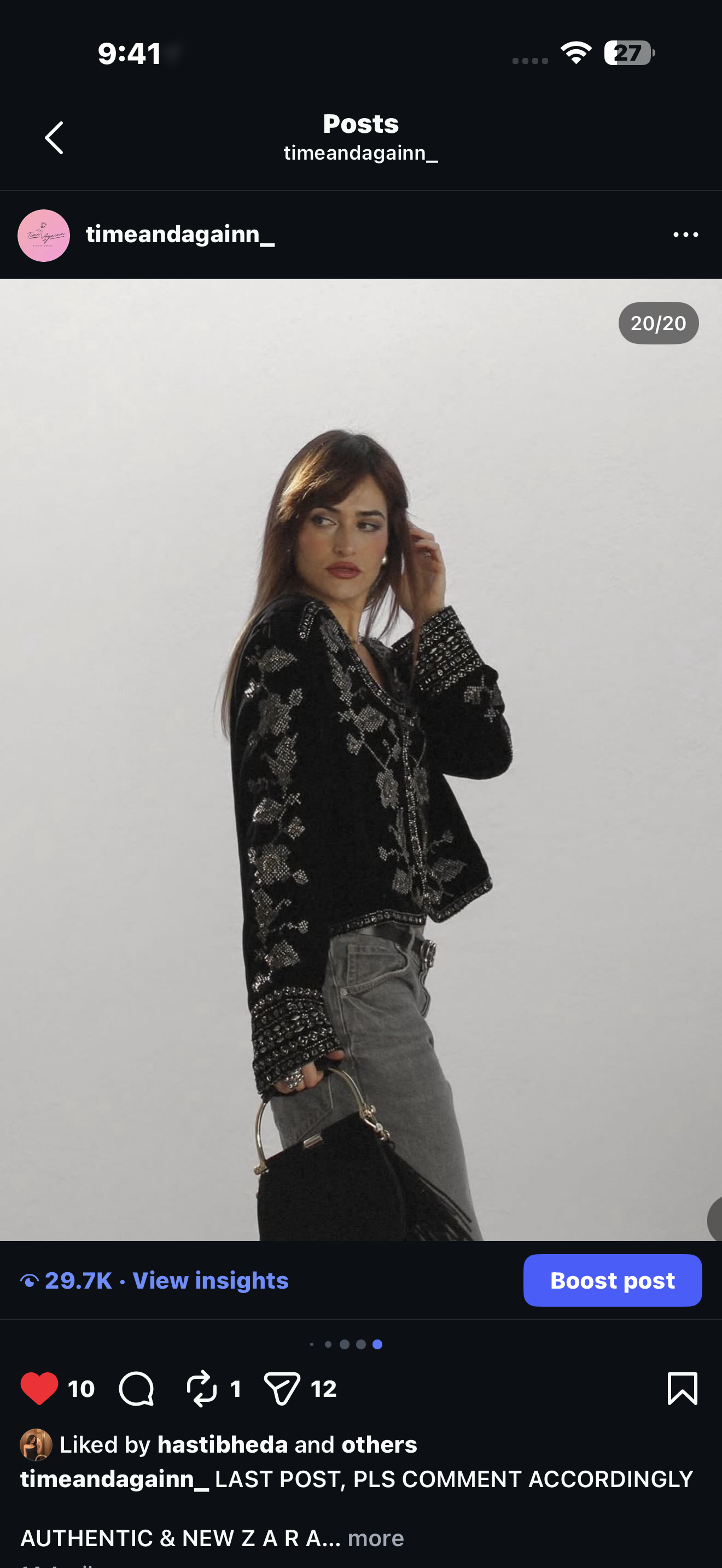 Zara velvet shrug