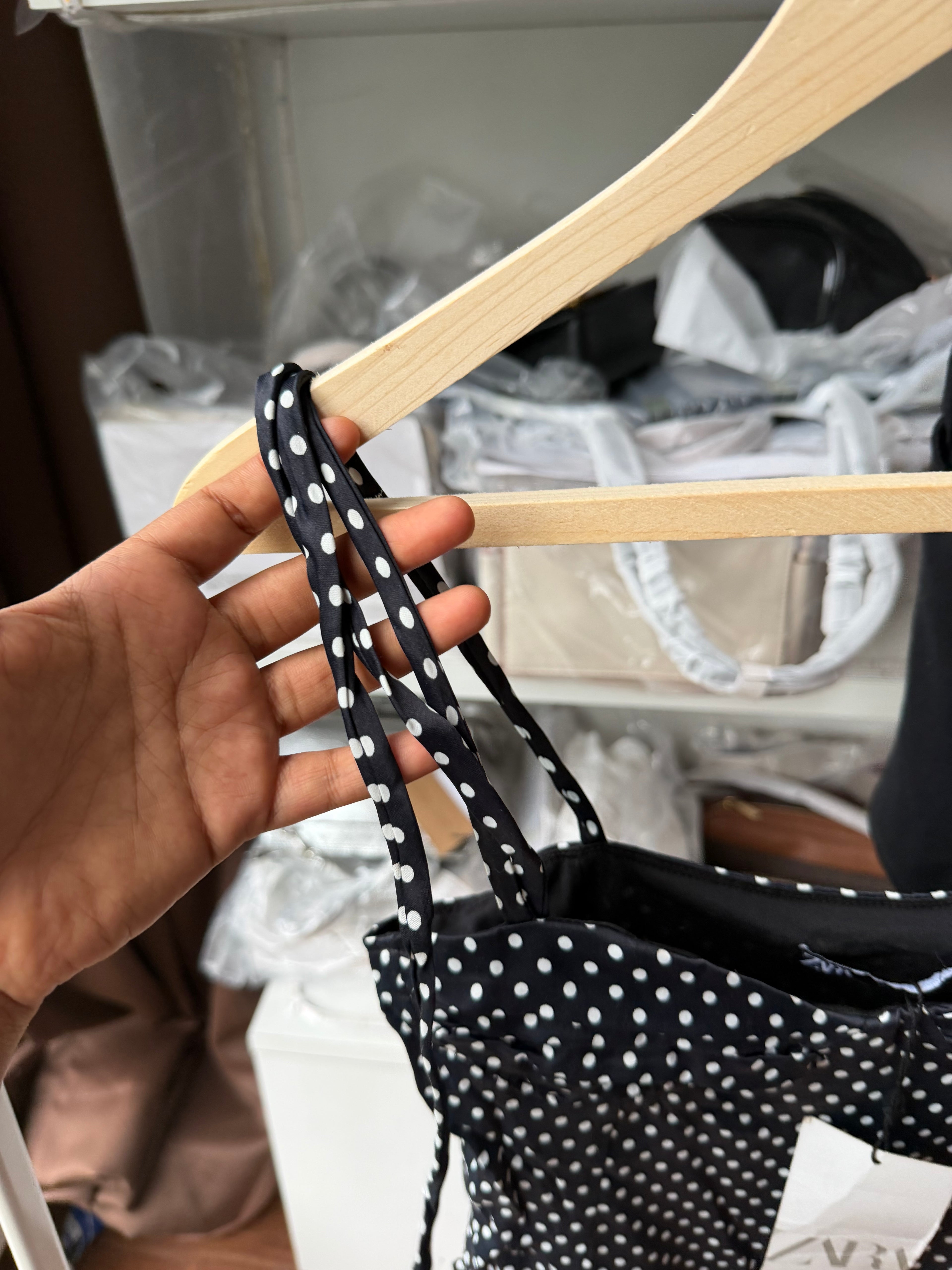 ZARA POLKA DOT BODYSUIT
