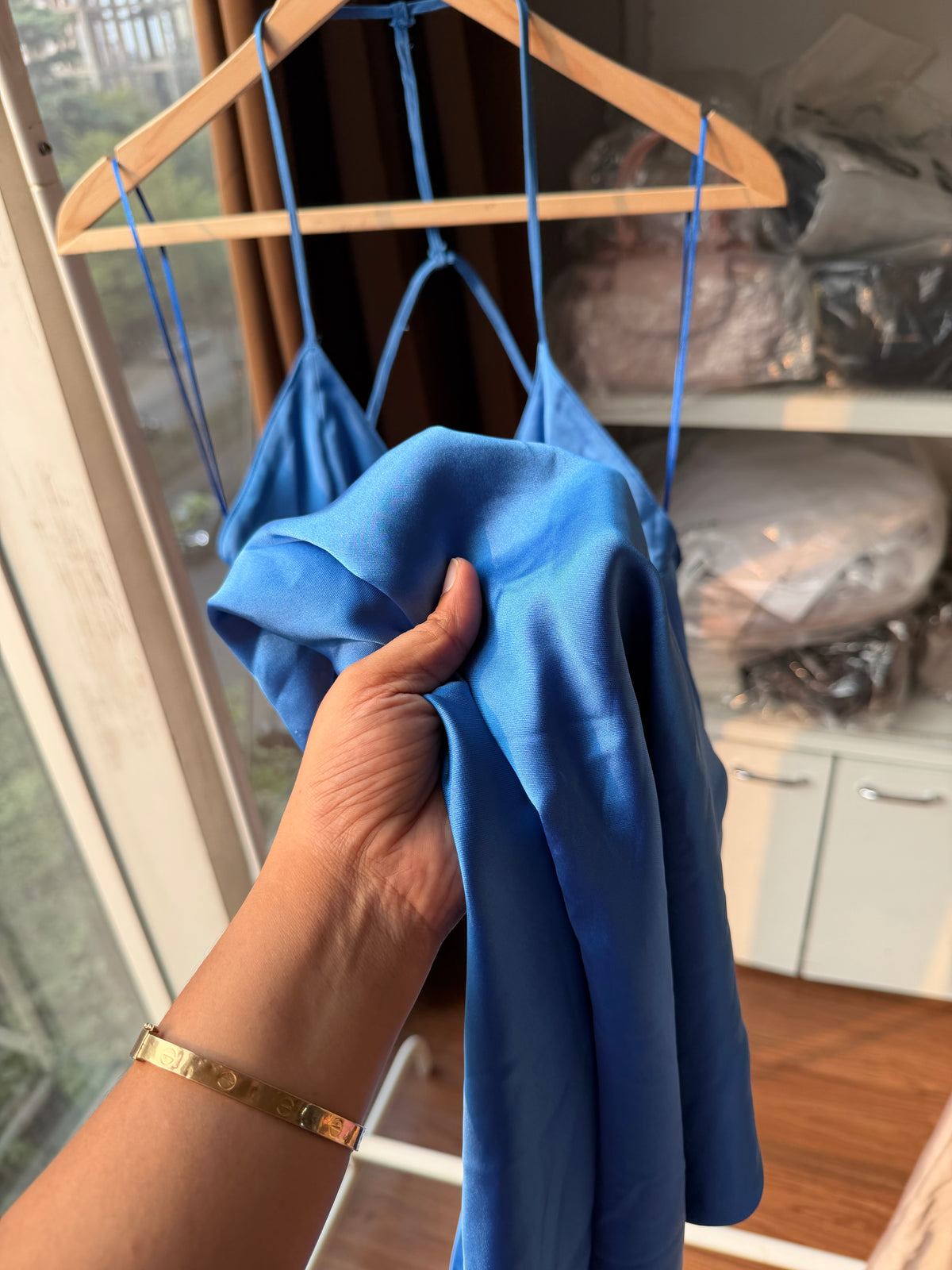 Zara satin dress